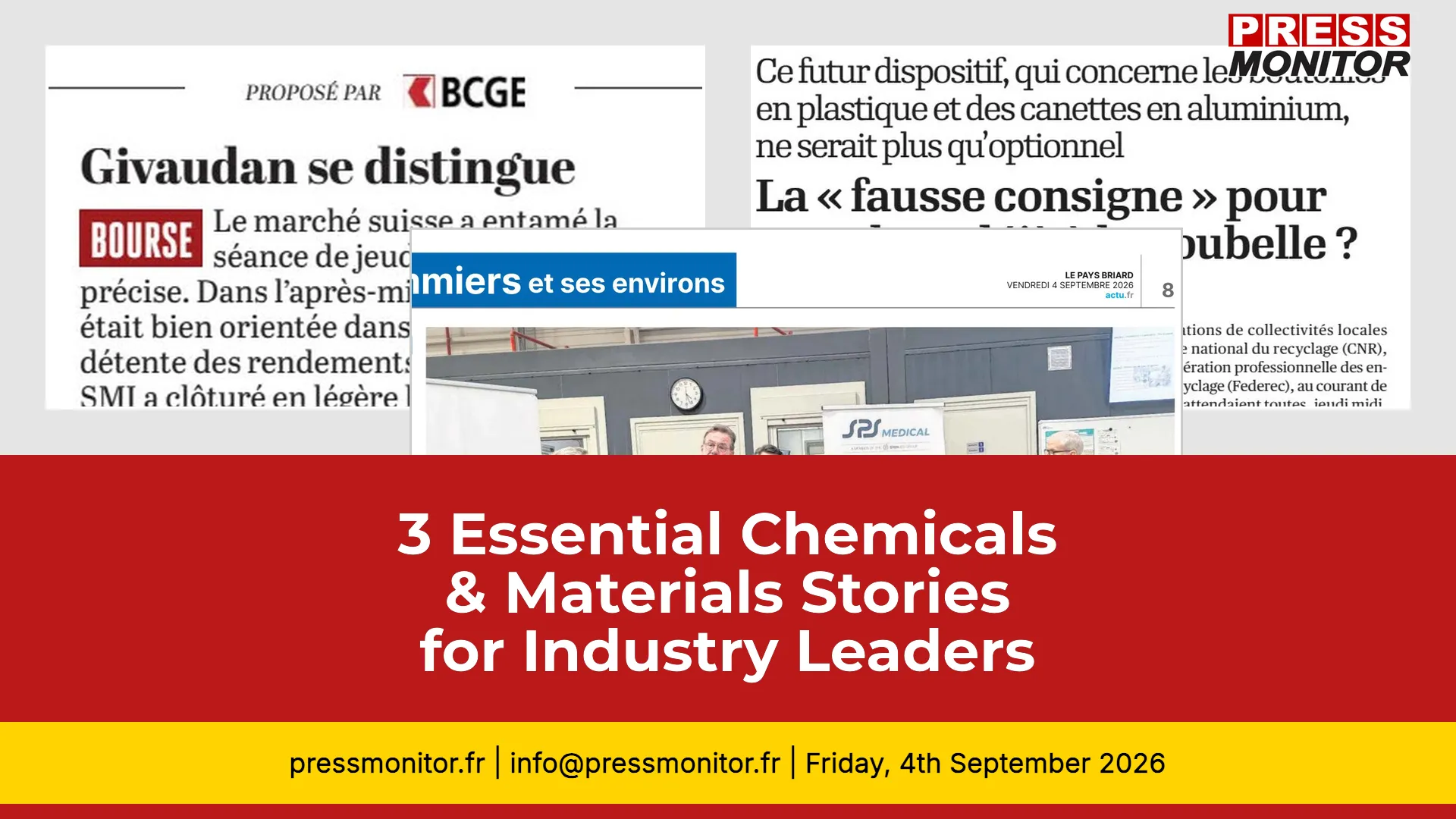 3 Essential Chemicals & Materials Stories for Industry Leaders