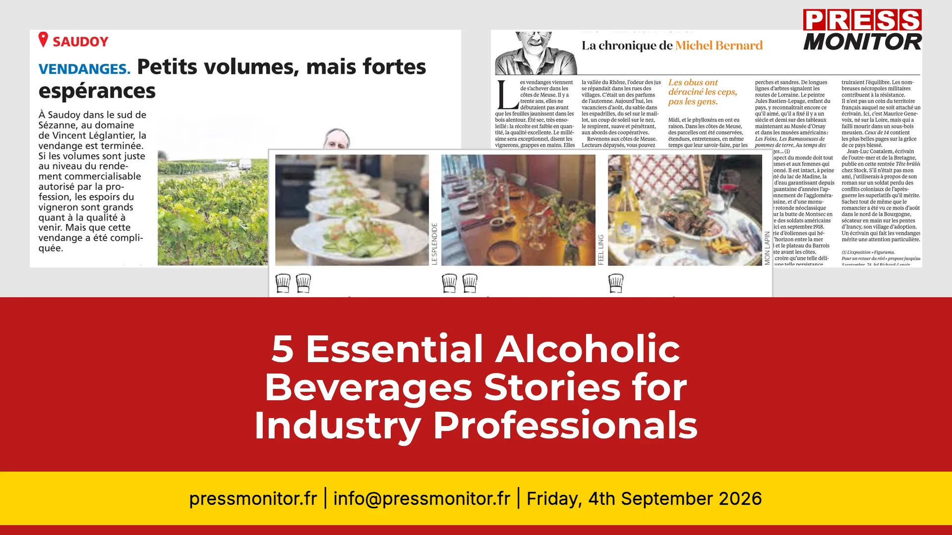 5 Essential Alcoholic Beverages Stories for Industry Professionals