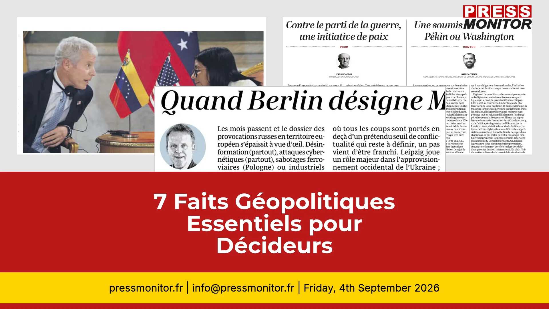 7 Faits Géopolitiques Essentiels pour Décideurs