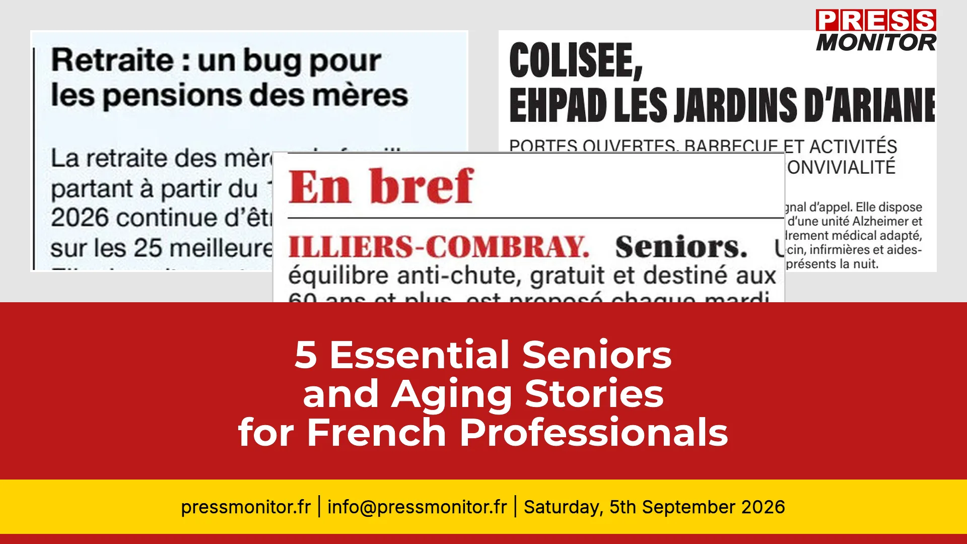 5 Essential Seniors and Aging Stories for French Professionals