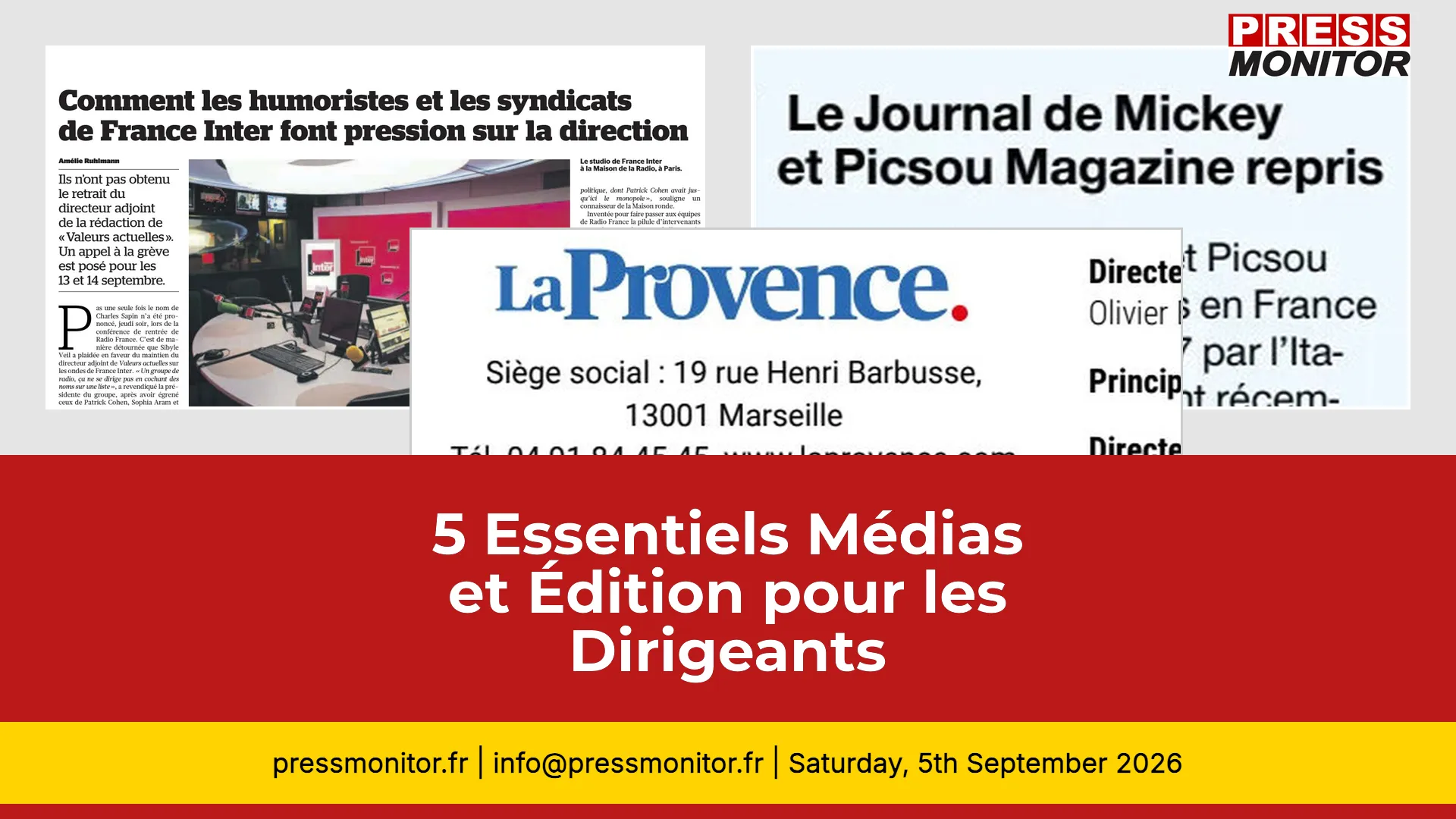 5 Essentiels Médias et Édition pour les Dirigeants