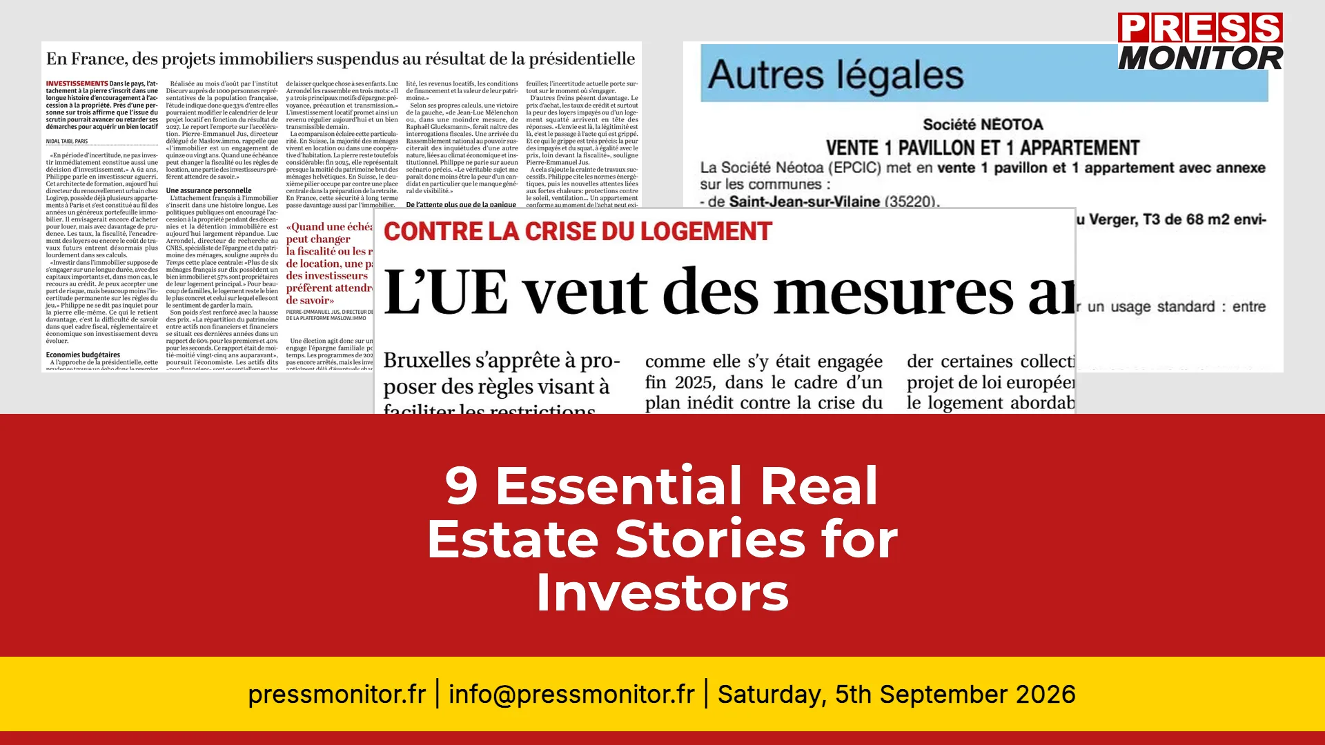 9 Essential Real Estate Stories for Investors