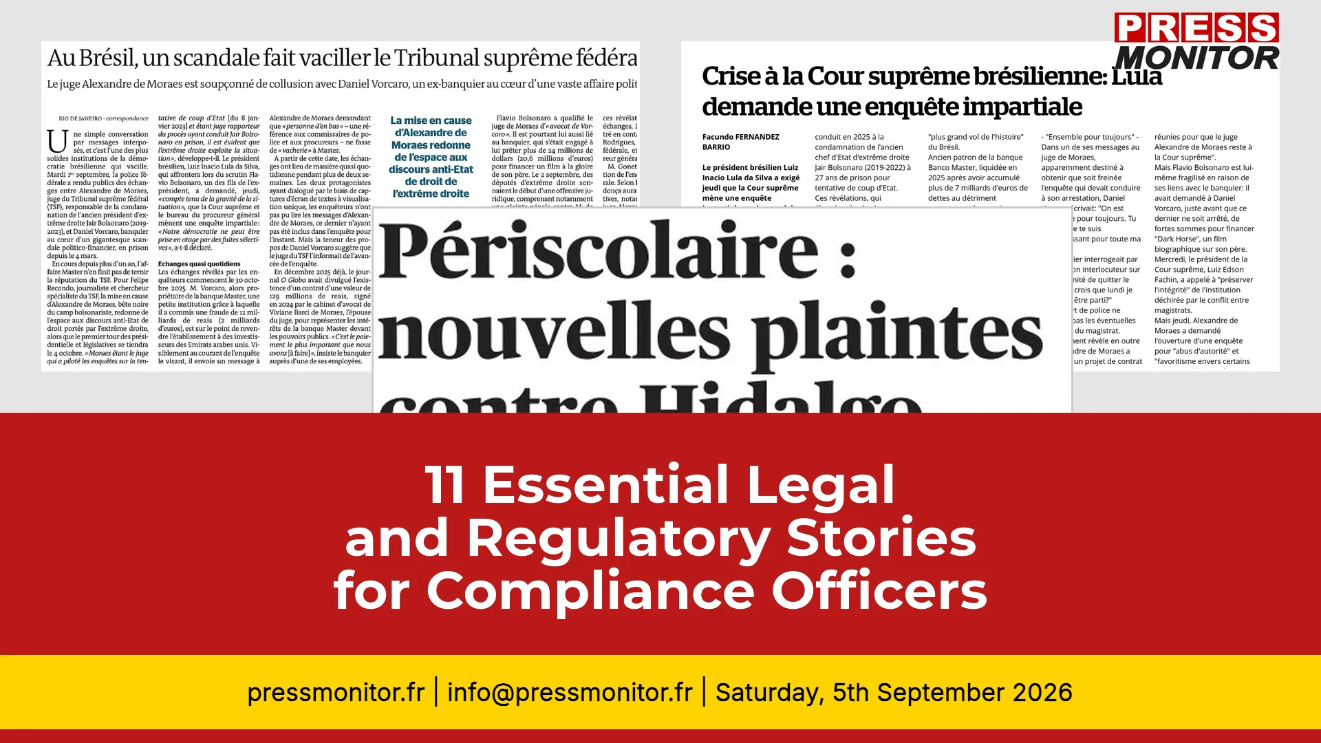 11 Essential Legal and Regulatory Stories for Compliance Officers