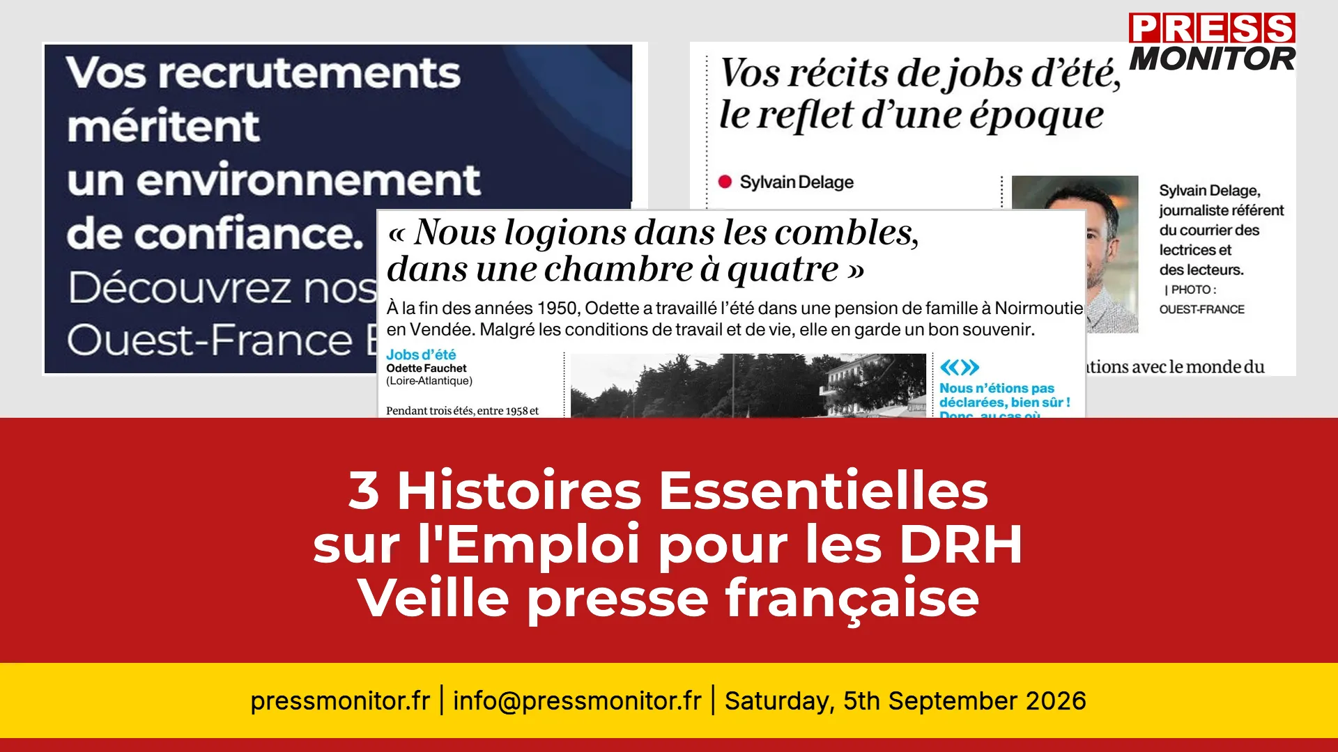 3 Histoires Essentielles sur l'Emploi pour les DRH
