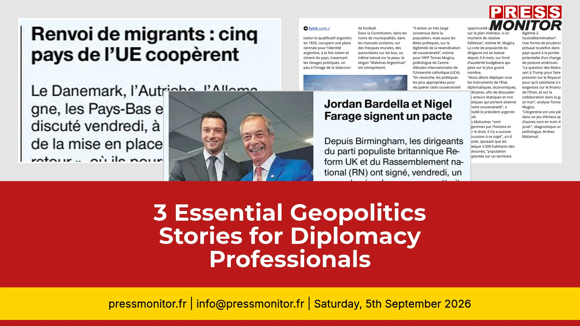 3 Essential Geopolitics Stories for Diplomacy Professionals