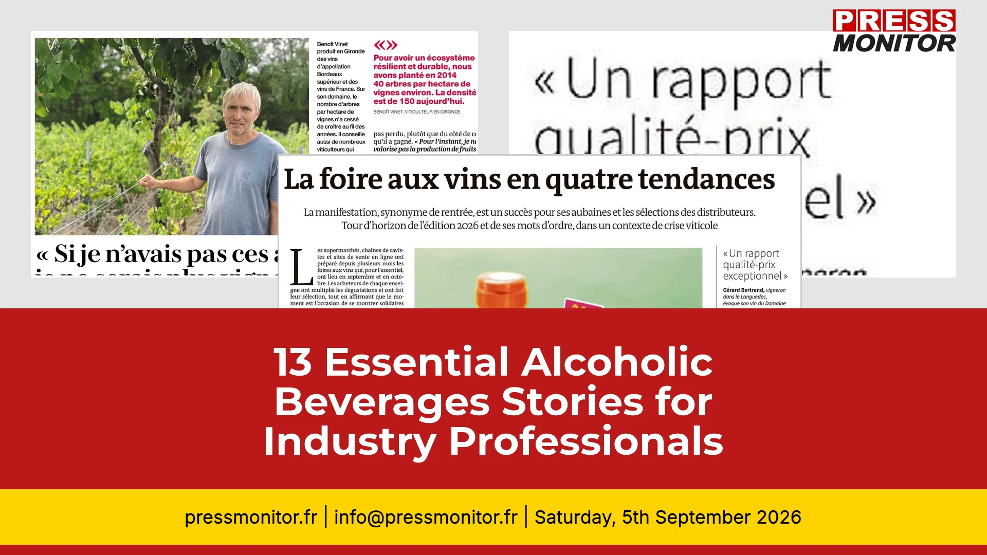 13 Essential Alcoholic Beverages Stories for Industry Professionals