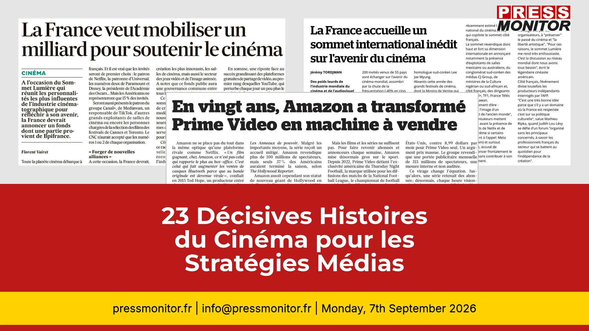 23 Décisives Histoires du Cinéma pour les Stratèges