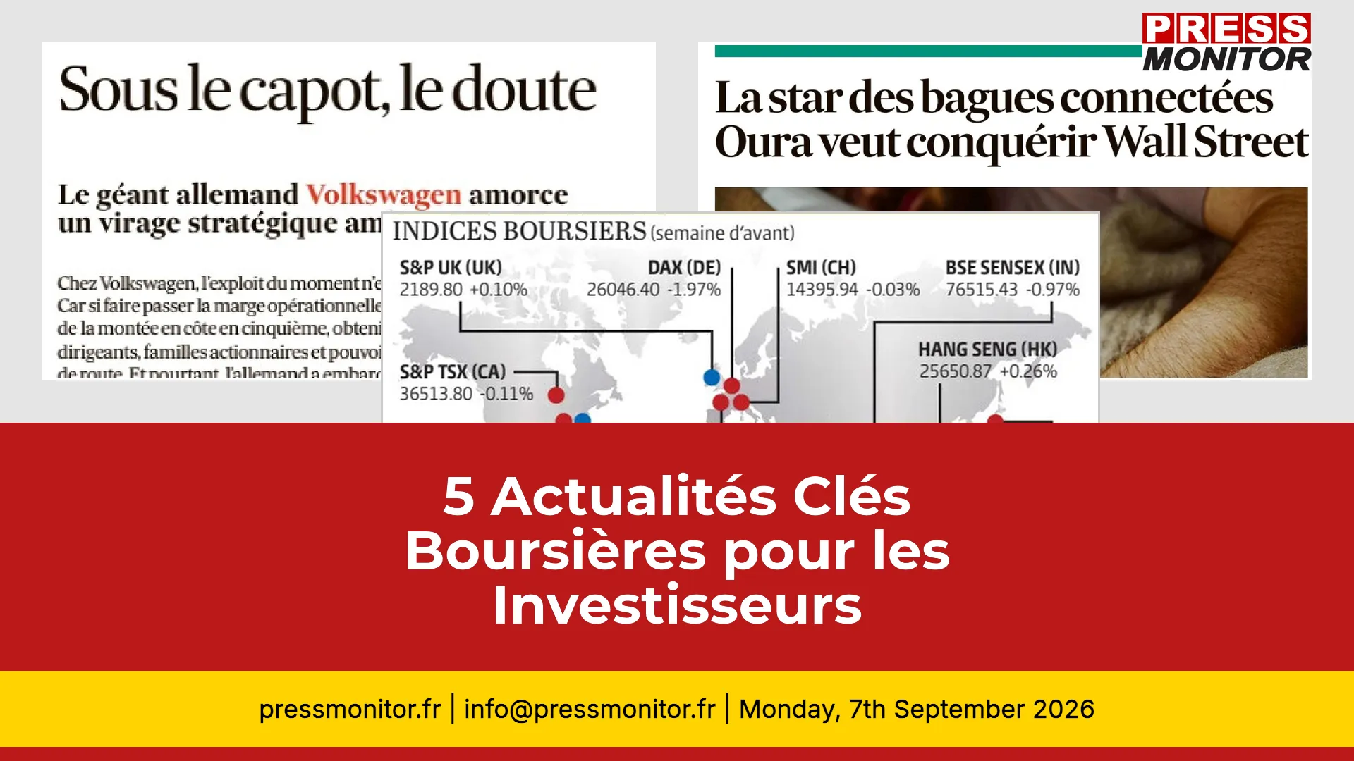 5 Actualités Clés Boursières pour les Investisseurs