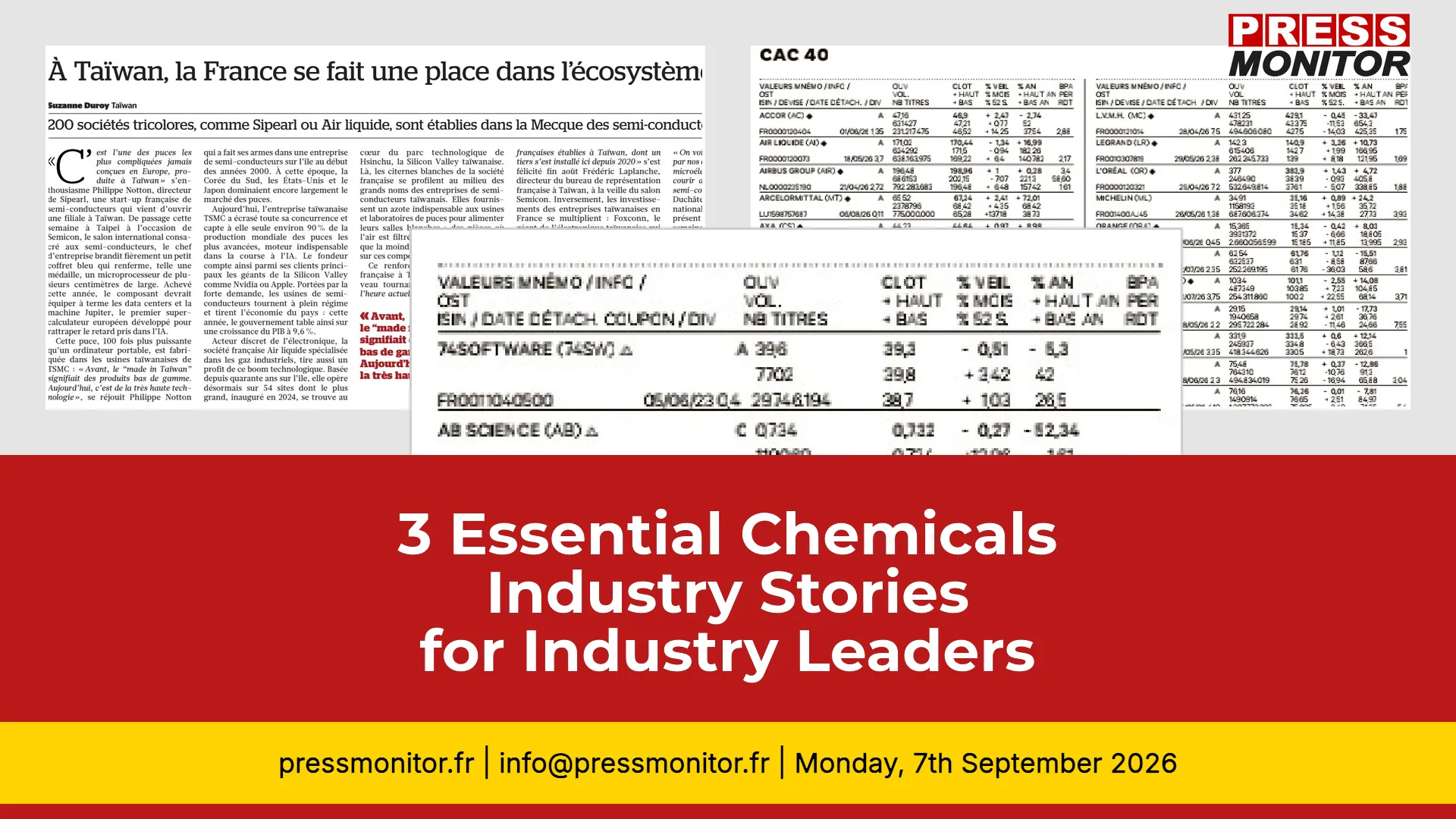 3 Essential Chemicals Industry Stories for Industry Leaders