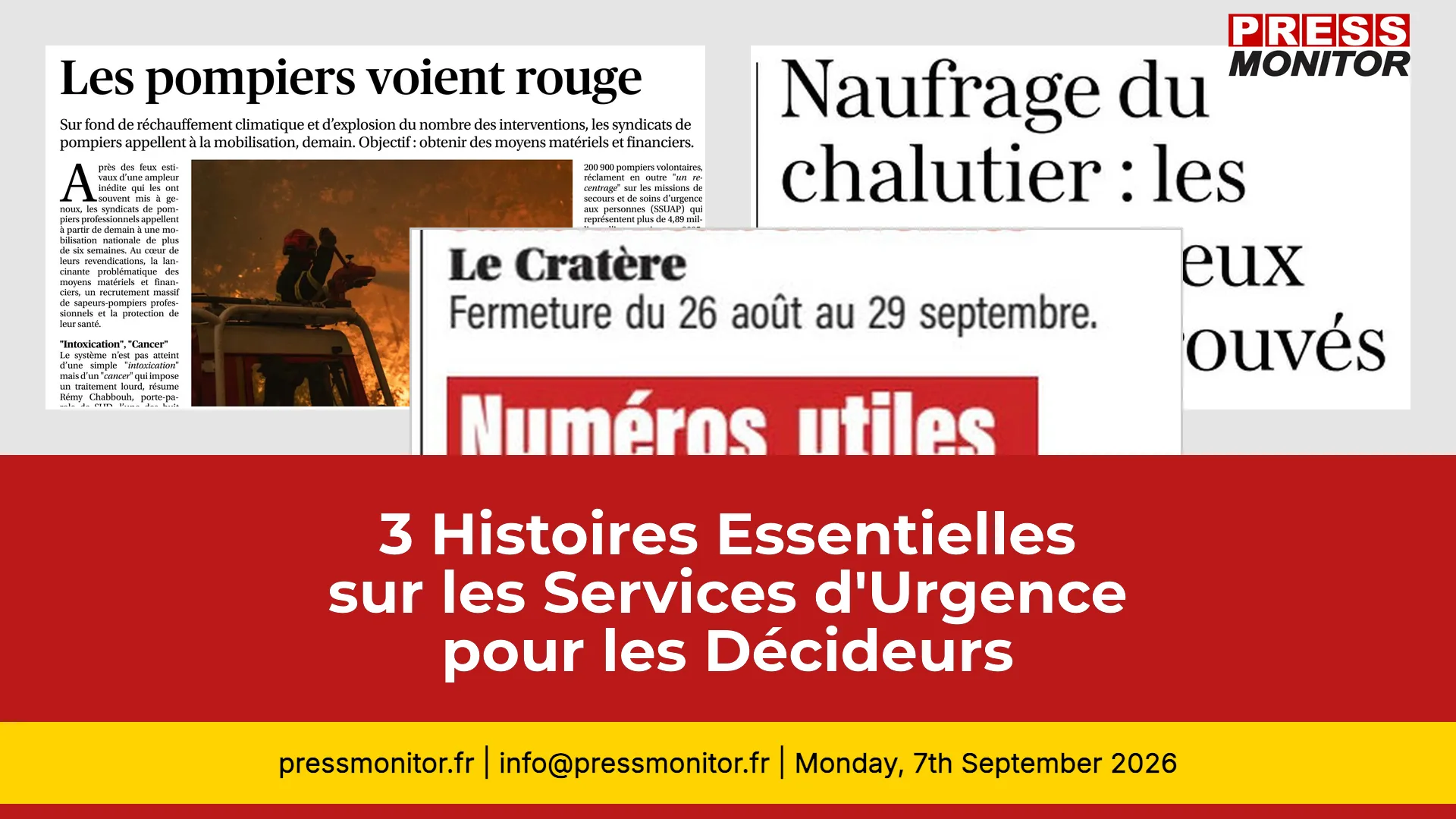 3 Histoires Essentielles sur les Services d'Urgence pour les Décideurs