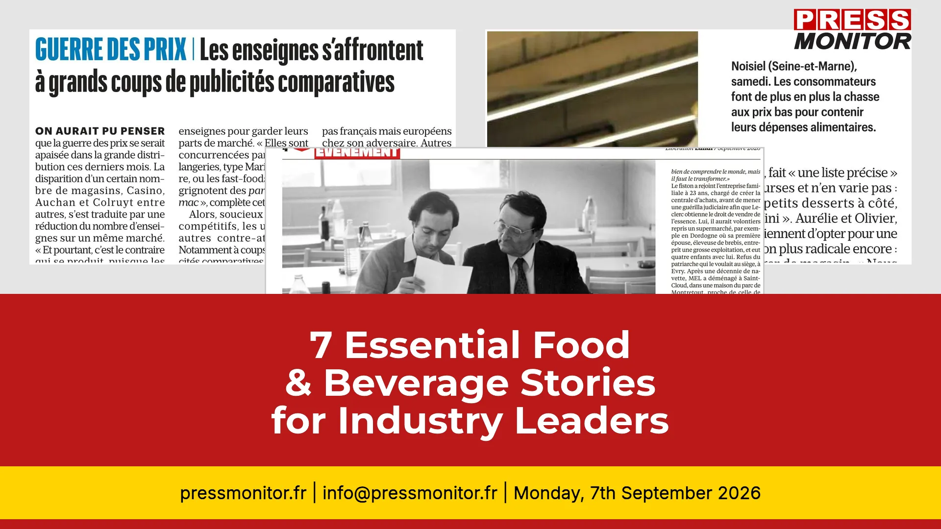 7 Essential Food & Beverage Stories for Industry Leaders