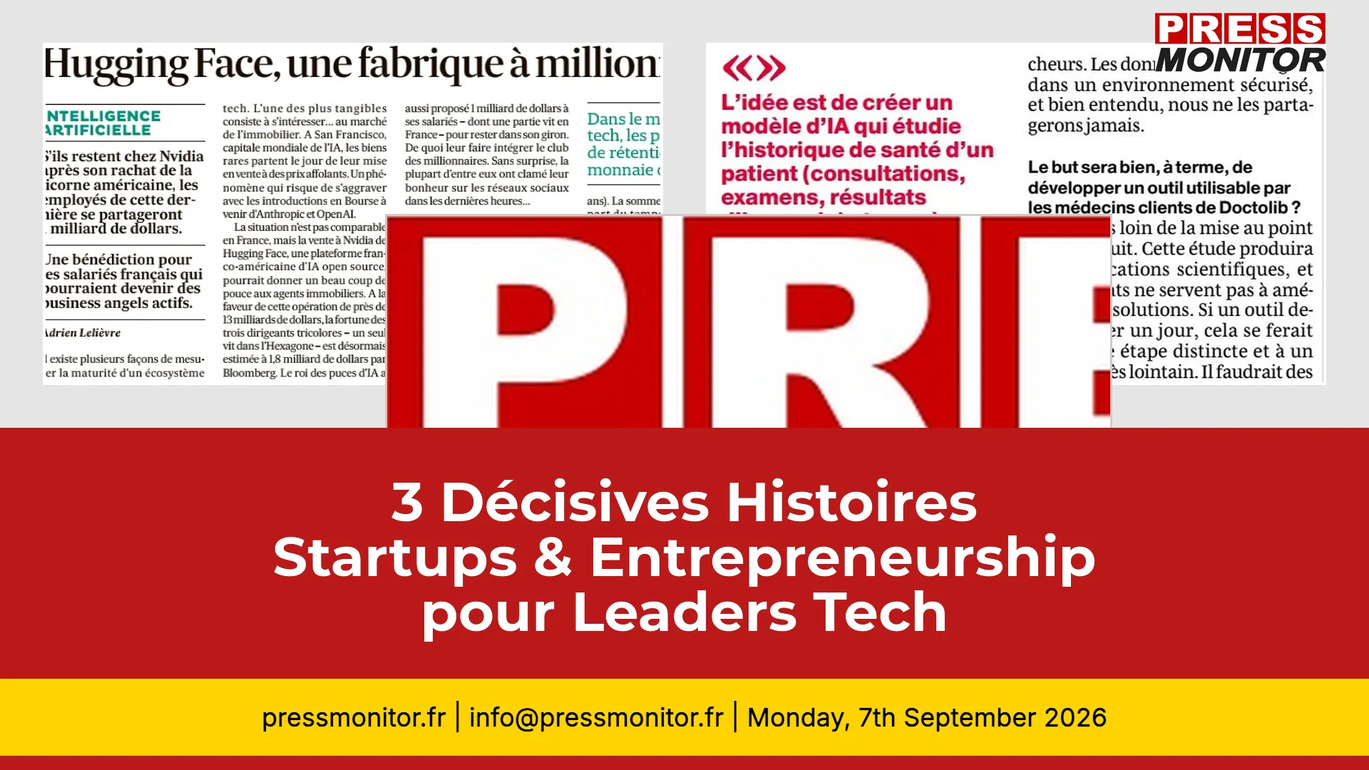 3 Décisives Histoires Startups & Entrepreneurship pour Leaders Tech