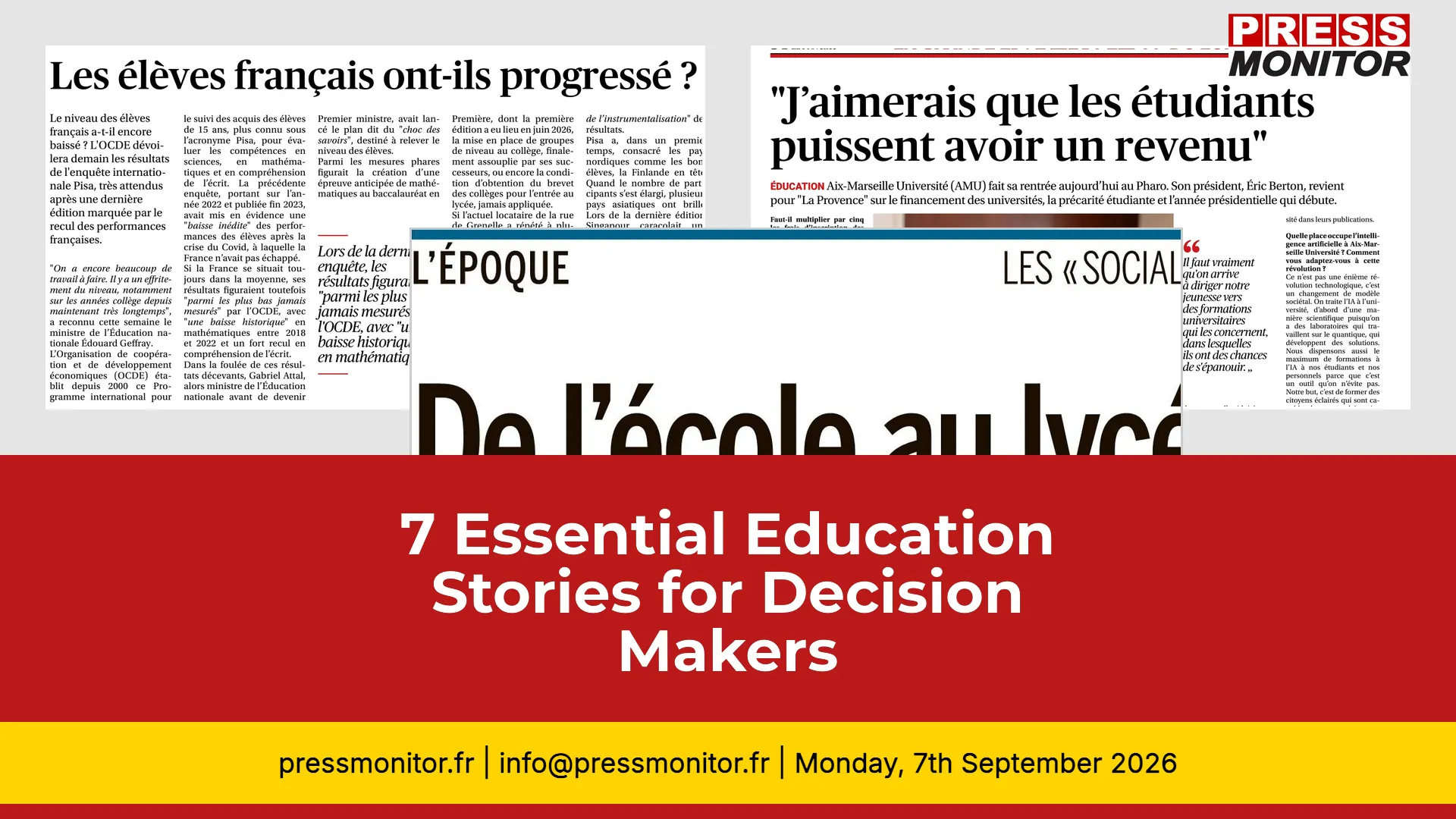 7 Essential Education Stories for Decision Makers