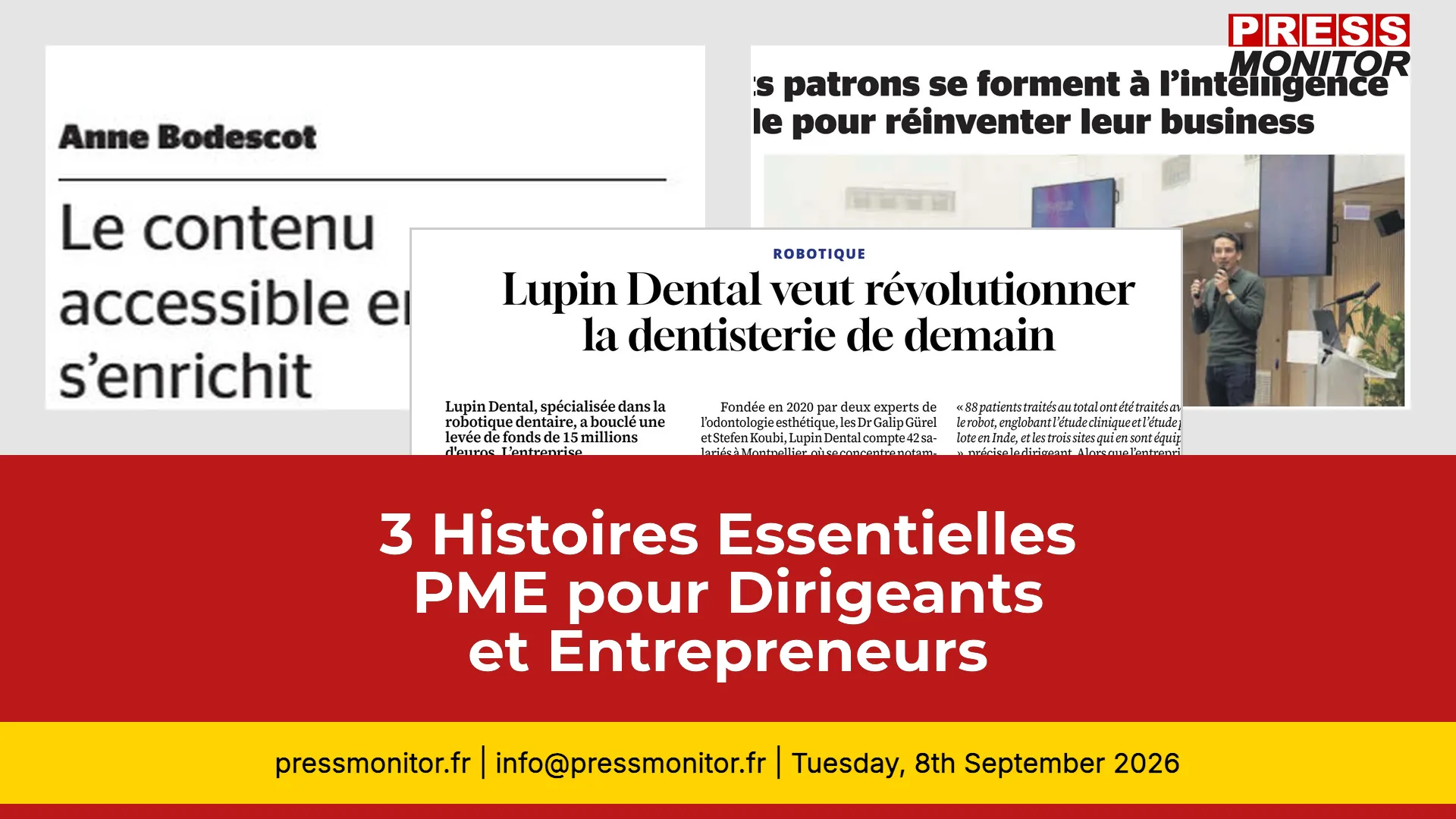 3 Histoires Essentielles PME pour Dirigeants