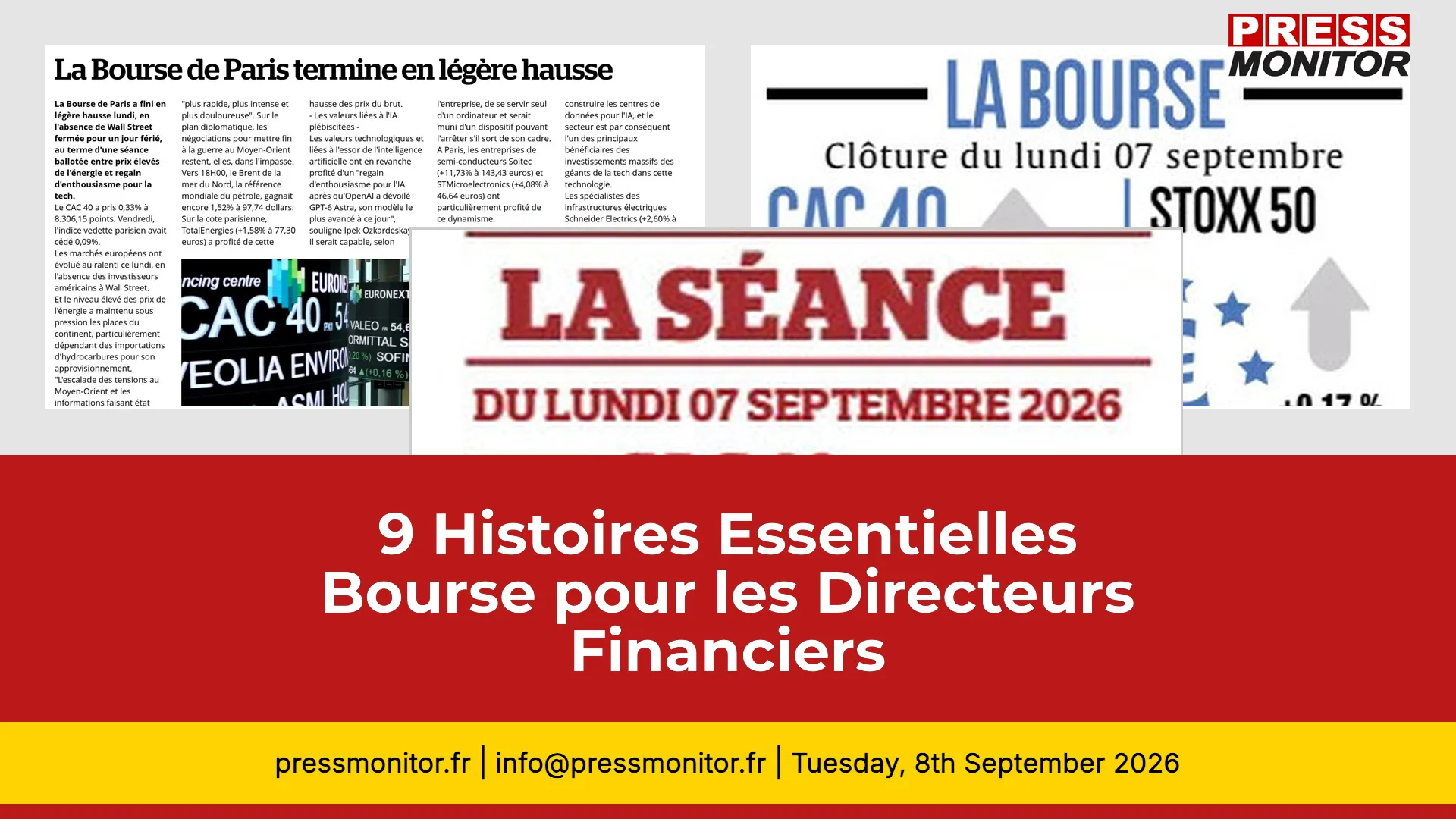 9 Histoires Essentielles Bourse pour les Directeurs Financiers
