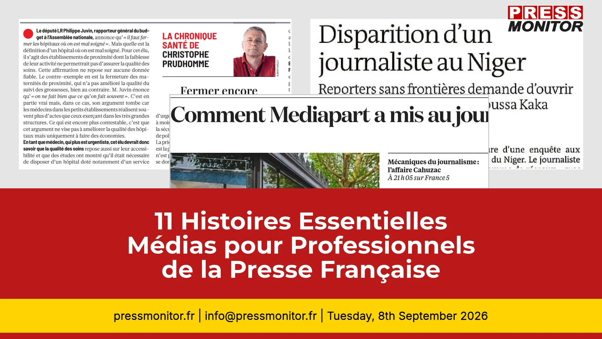 11 Histoires Essentielles Médias pour Professionnels de la Presse