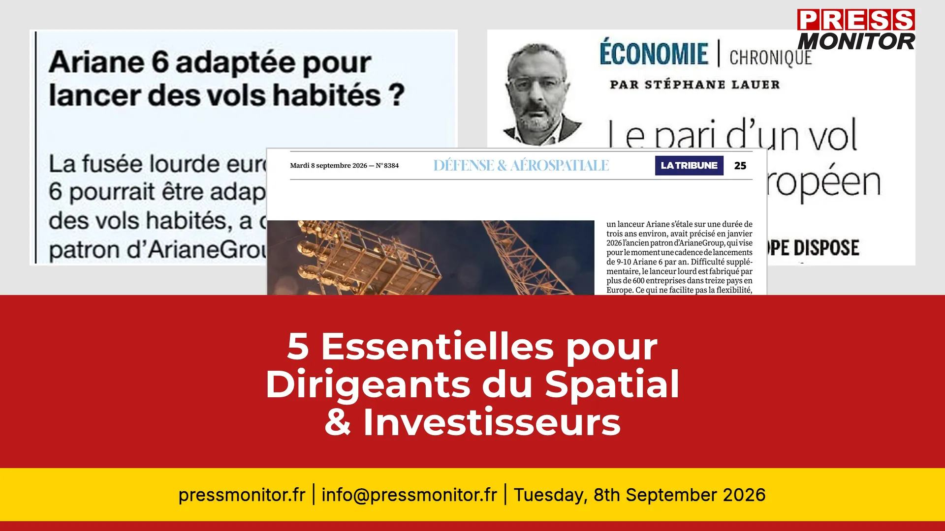 5 Essentielles pour Dirigeants du Spatial