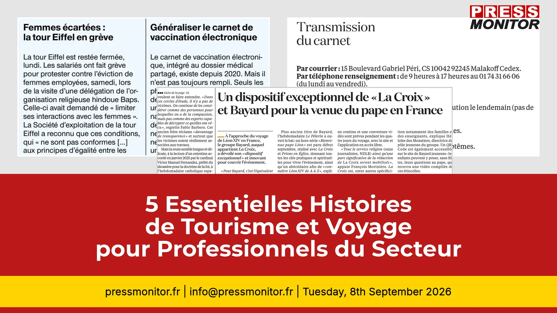 5 Essentielles Histoires de Tourisme et Voyage pour Professionnels du Secteur