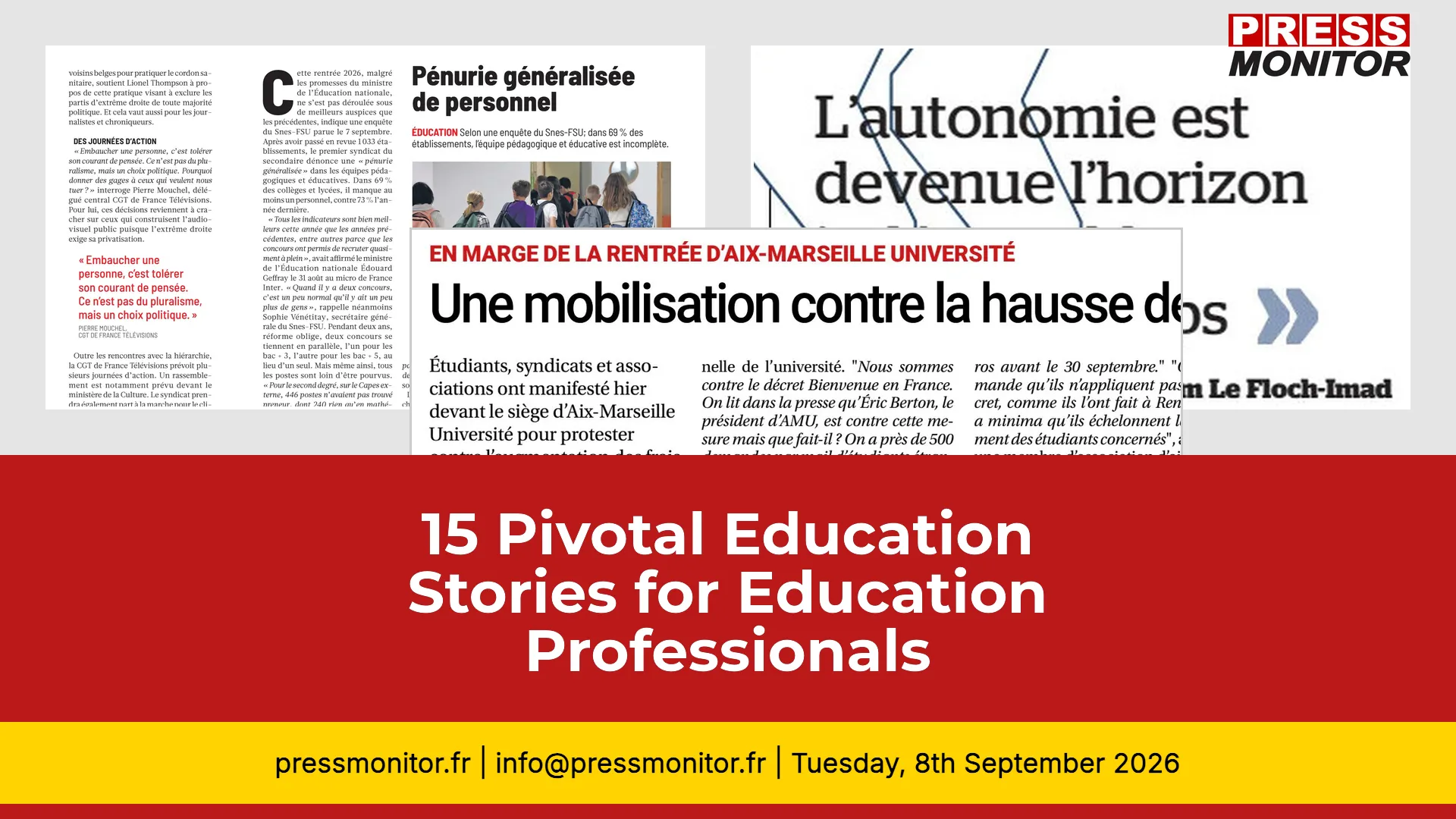 15 Pivotal Education Stories for Education Professionals