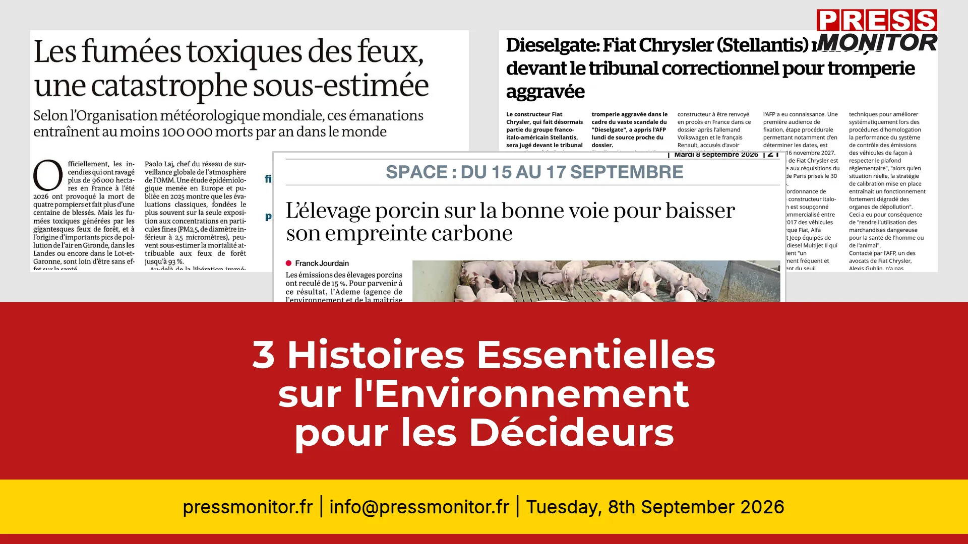 3 Histoires Essentielles sur l'Environnement pour les Décideurs