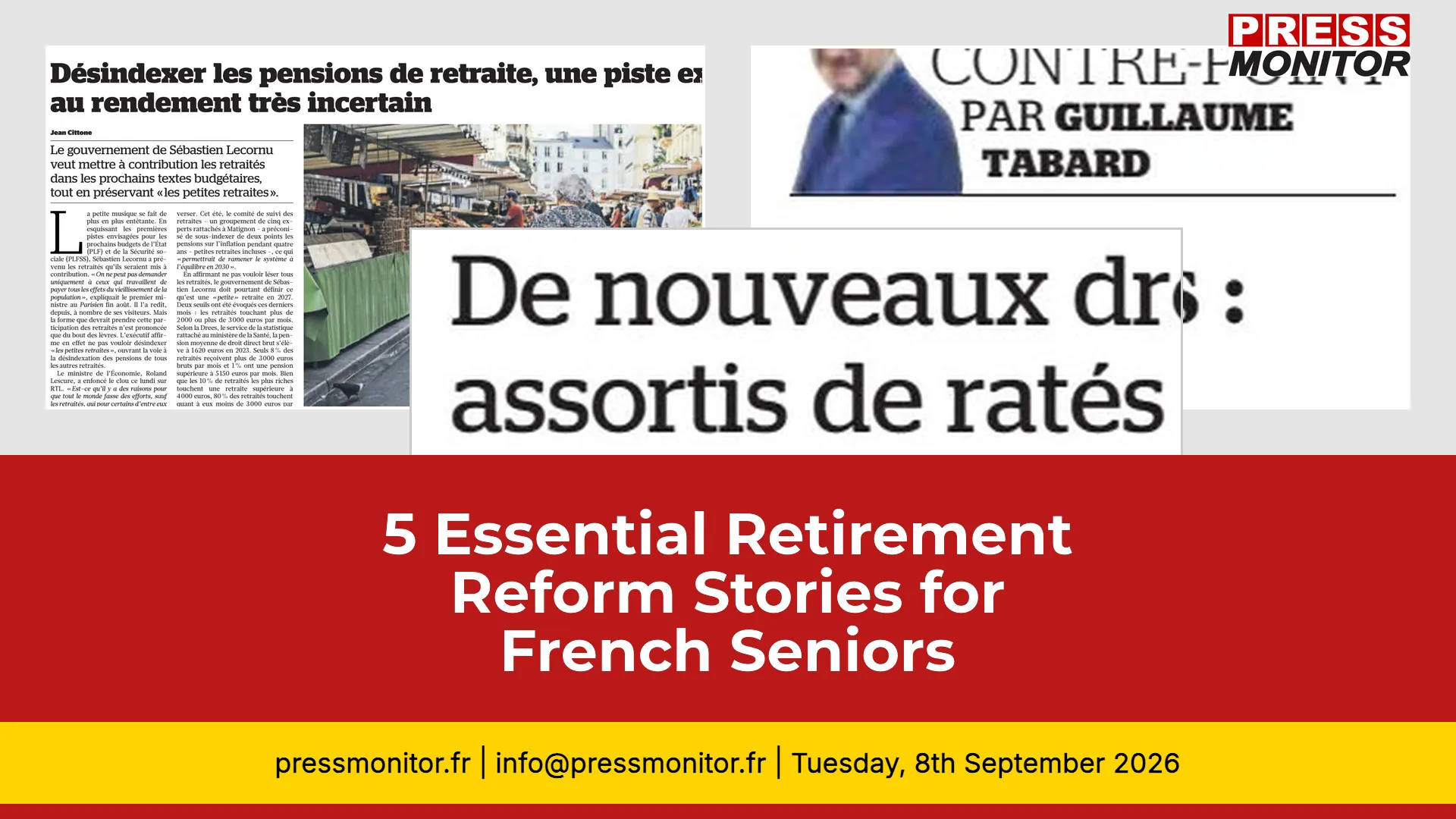 5 Essential Retirement Reform Stories for French Seniors