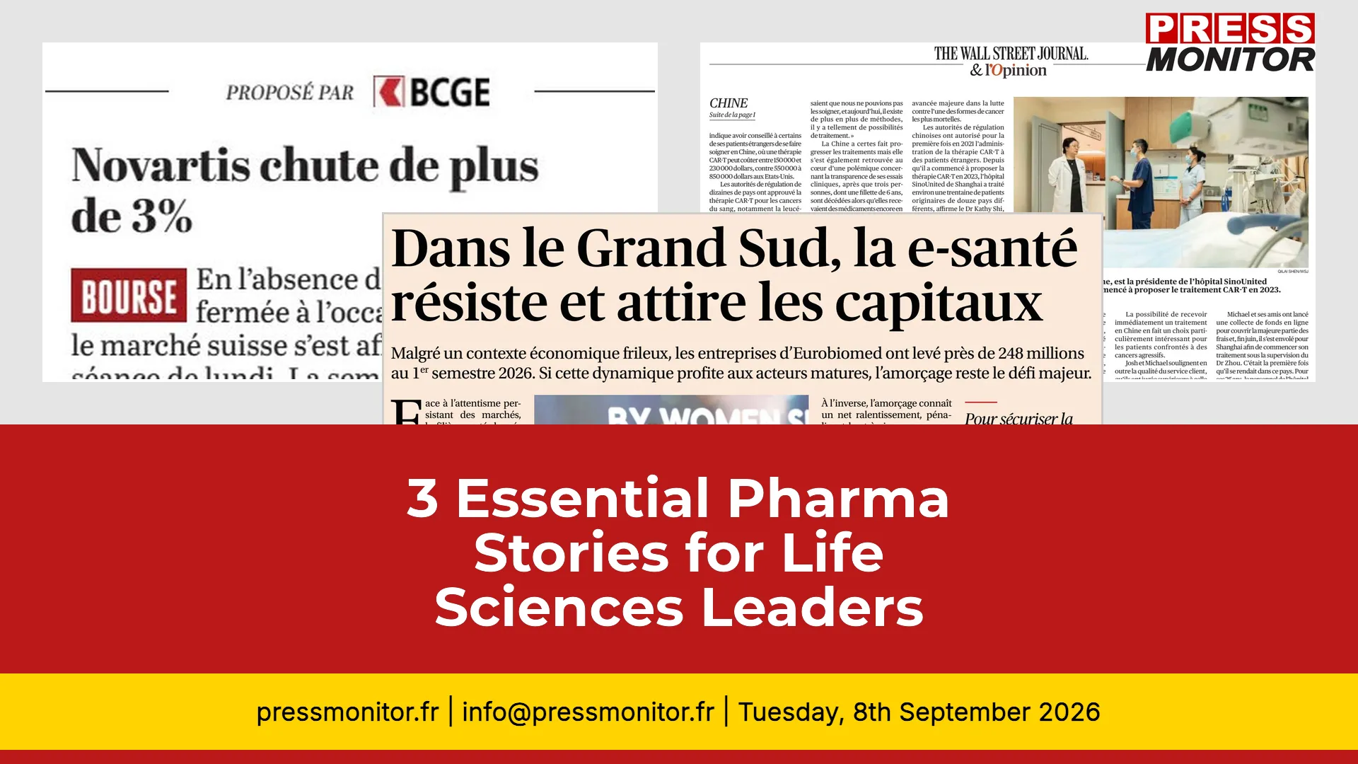 3 Essential Pharma Stories for Life Sciences Leaders