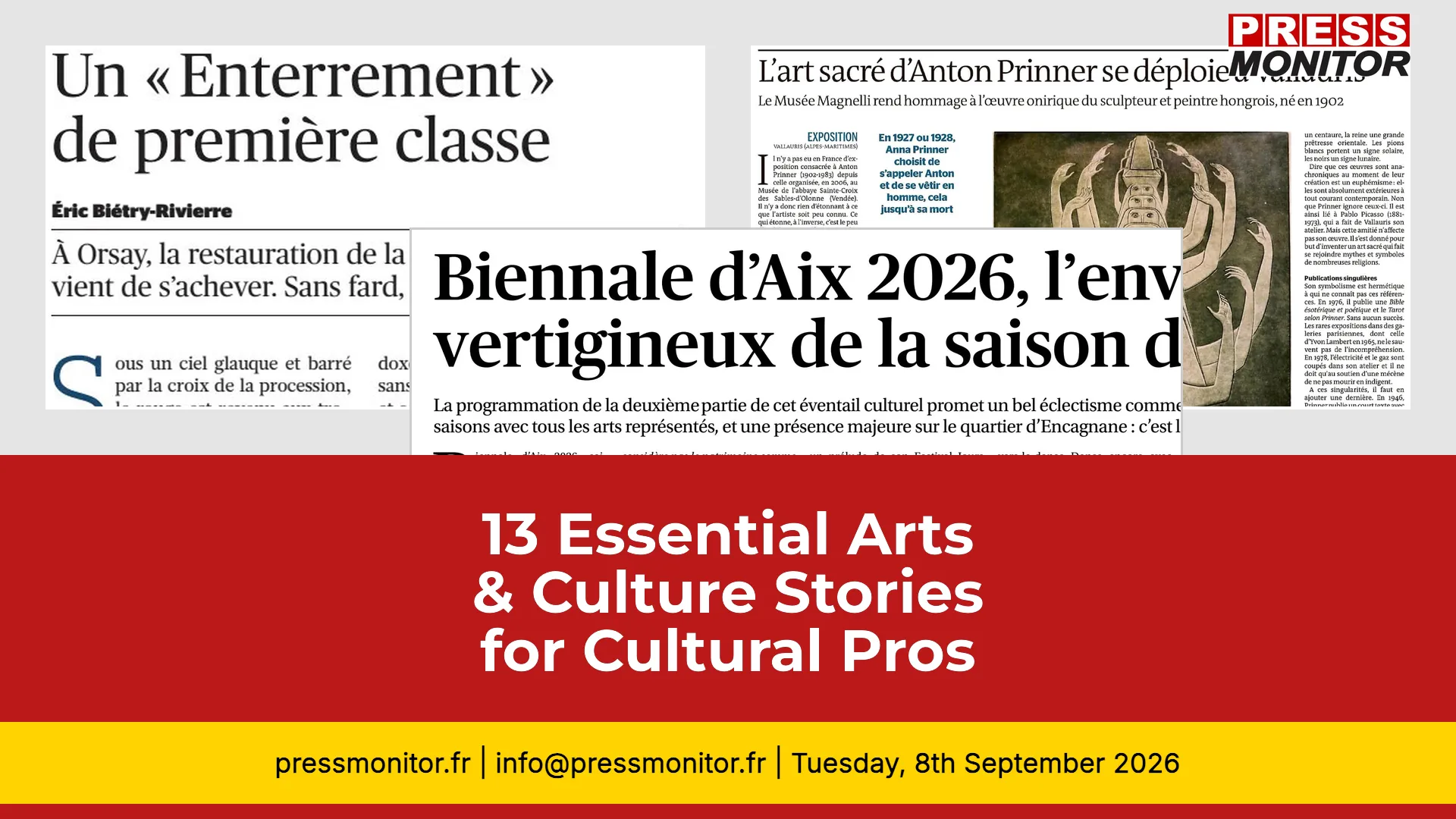 13 Essential Arts & Culture Stories for Cultural Professionals