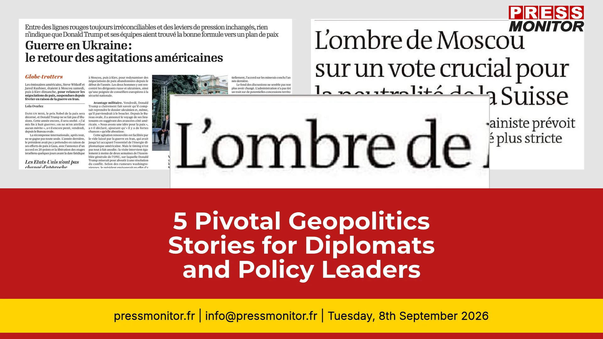 5 Pivotal Geopolitics Stories for Diplomats