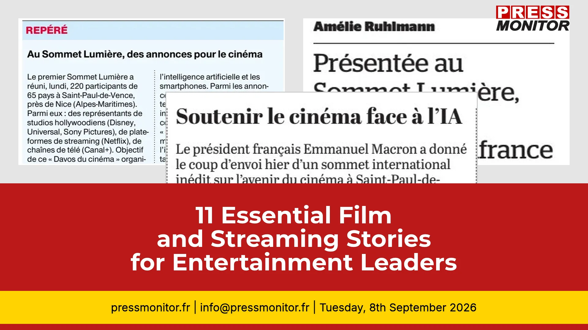 11 Essential Film and Streaming Stories for Entertainment Leaders