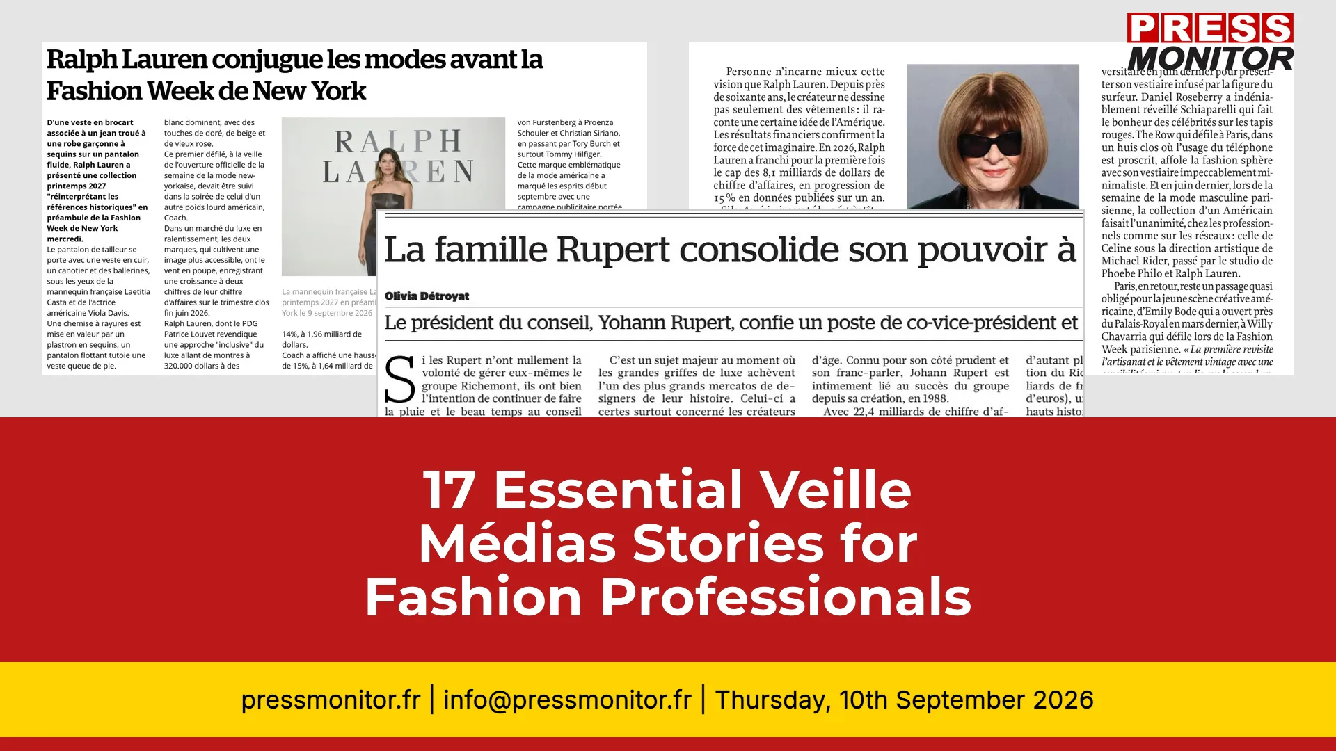 [17] Essential Veille Médias Stories for Fashion Professionals