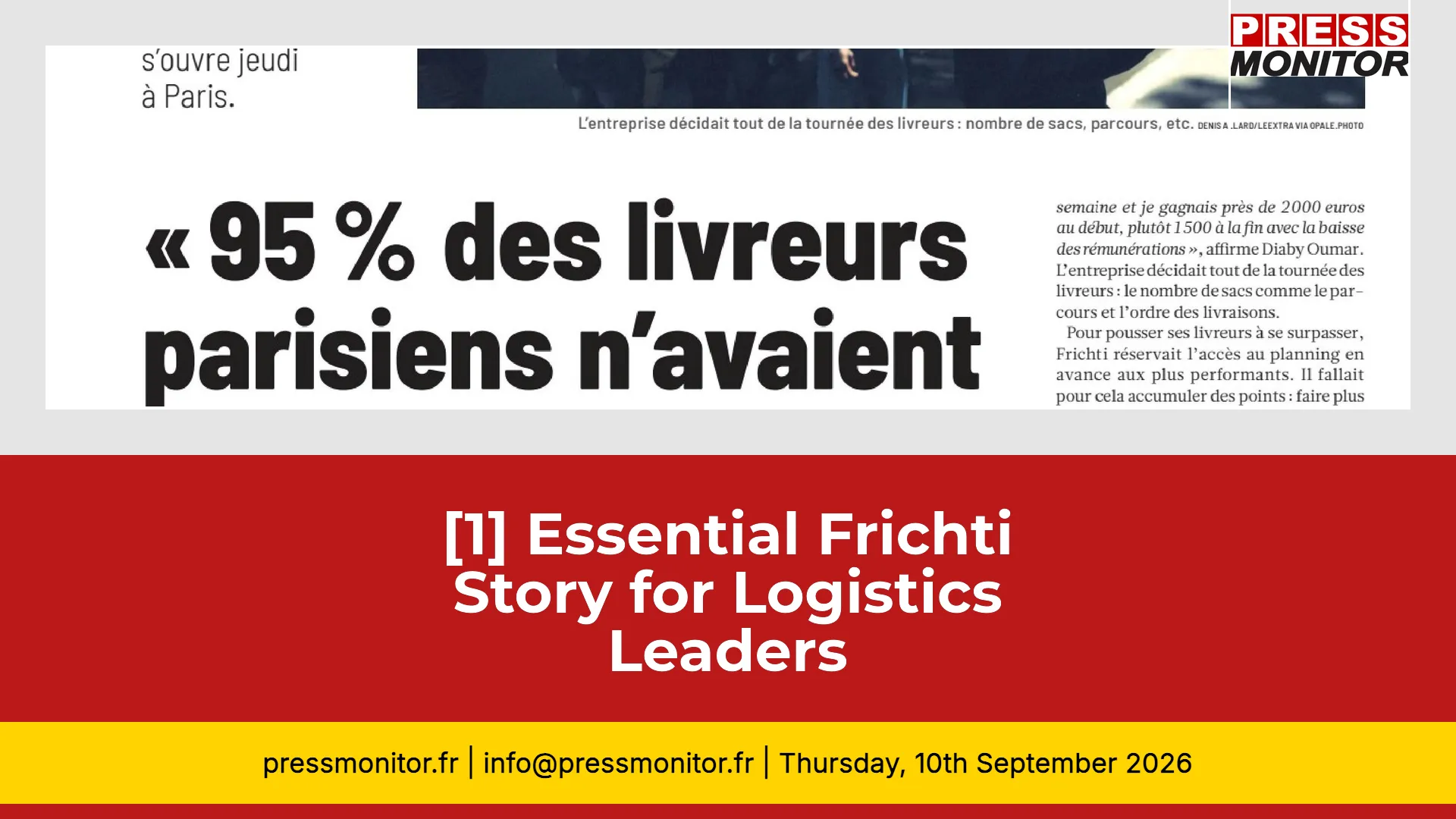 [1] Essential Frichti Story for Logistics Leaders