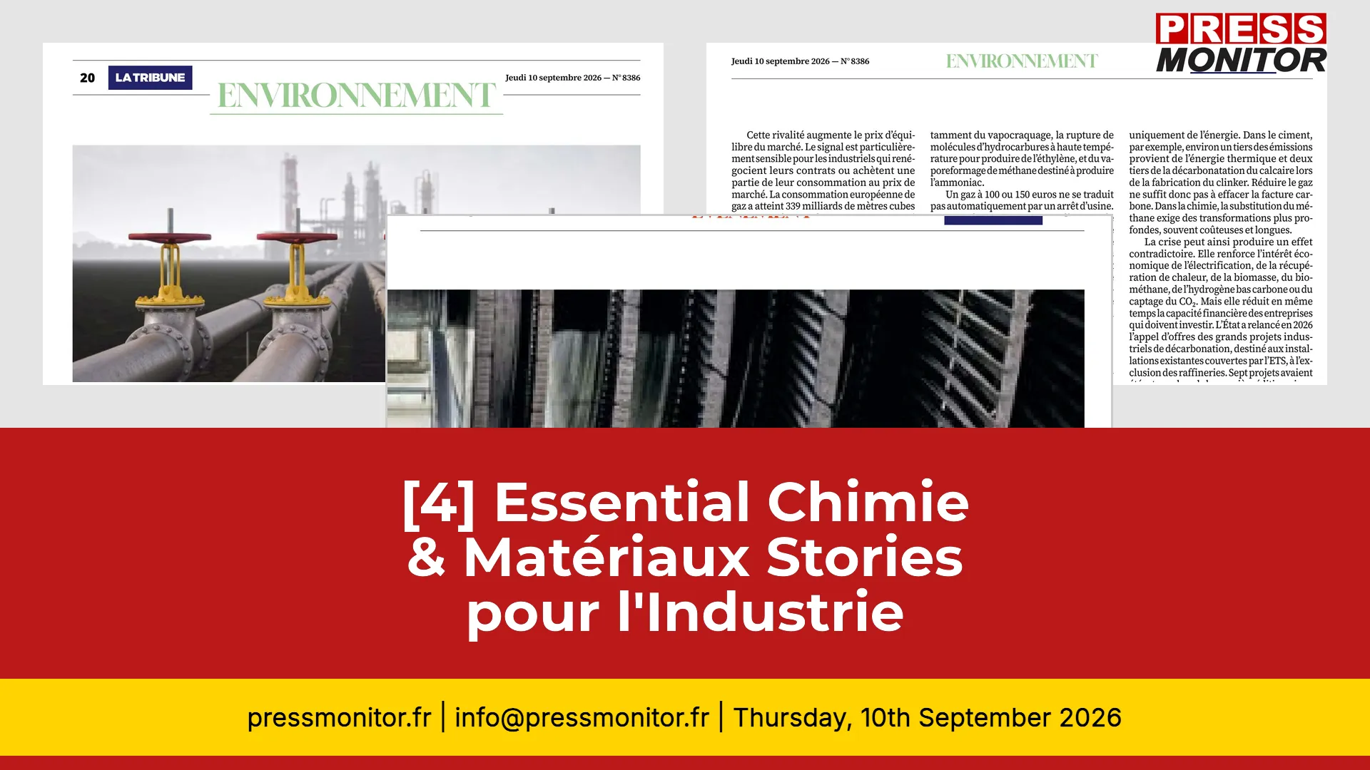 [4] Essential Chimie & Matériaux Stories pour l'Industrie