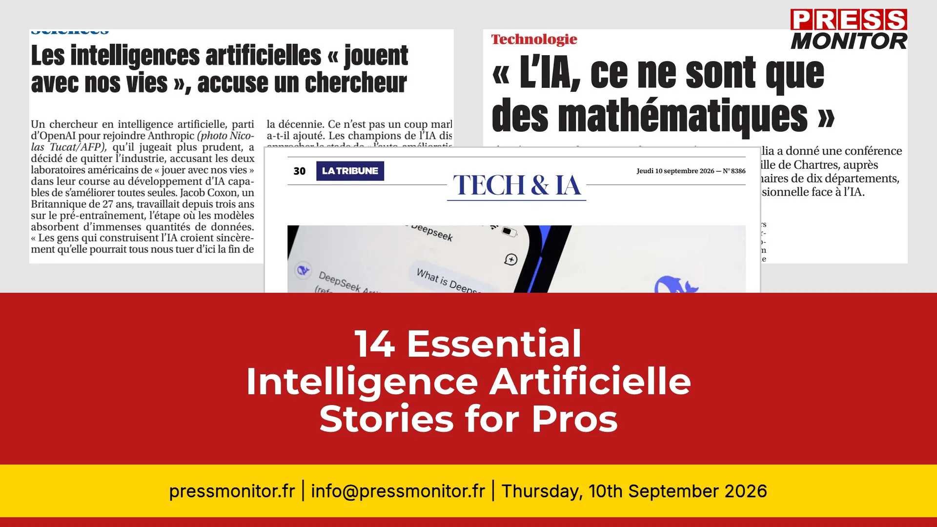 [14] Essential Intelligence Artificielle Stories for Professionals