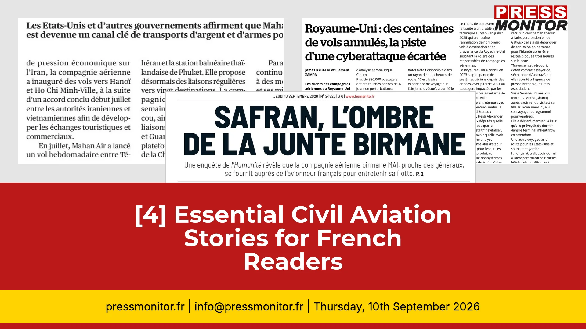 [4] Essential Civil Aviation Stories for French Readers