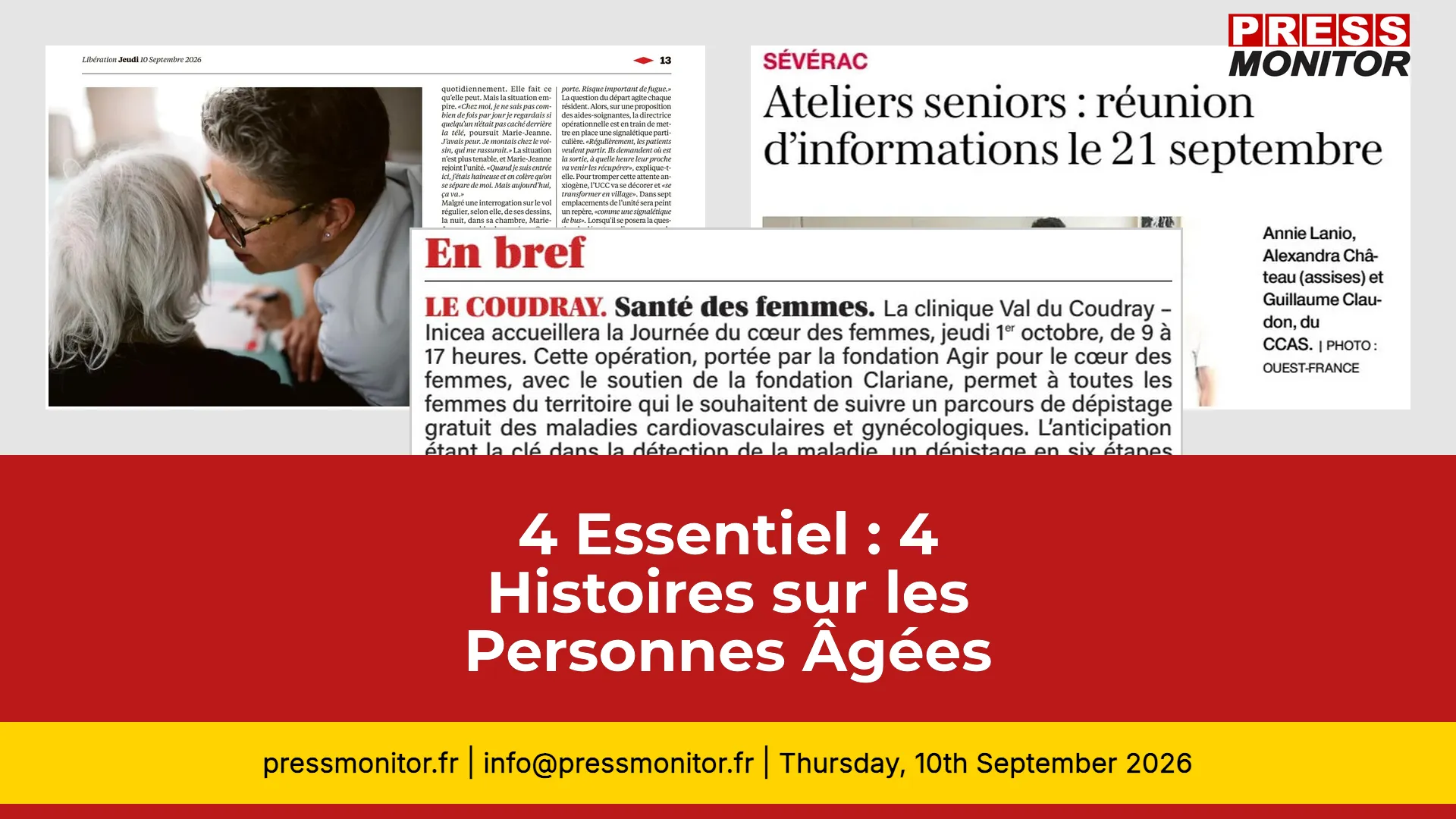 [4] Essentiel : 4 Histoires sur les Personnes Âgées