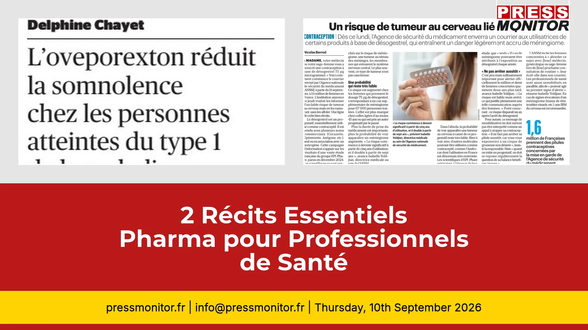 2 Récits Essentiels Pharma pour Professionnels de Santé