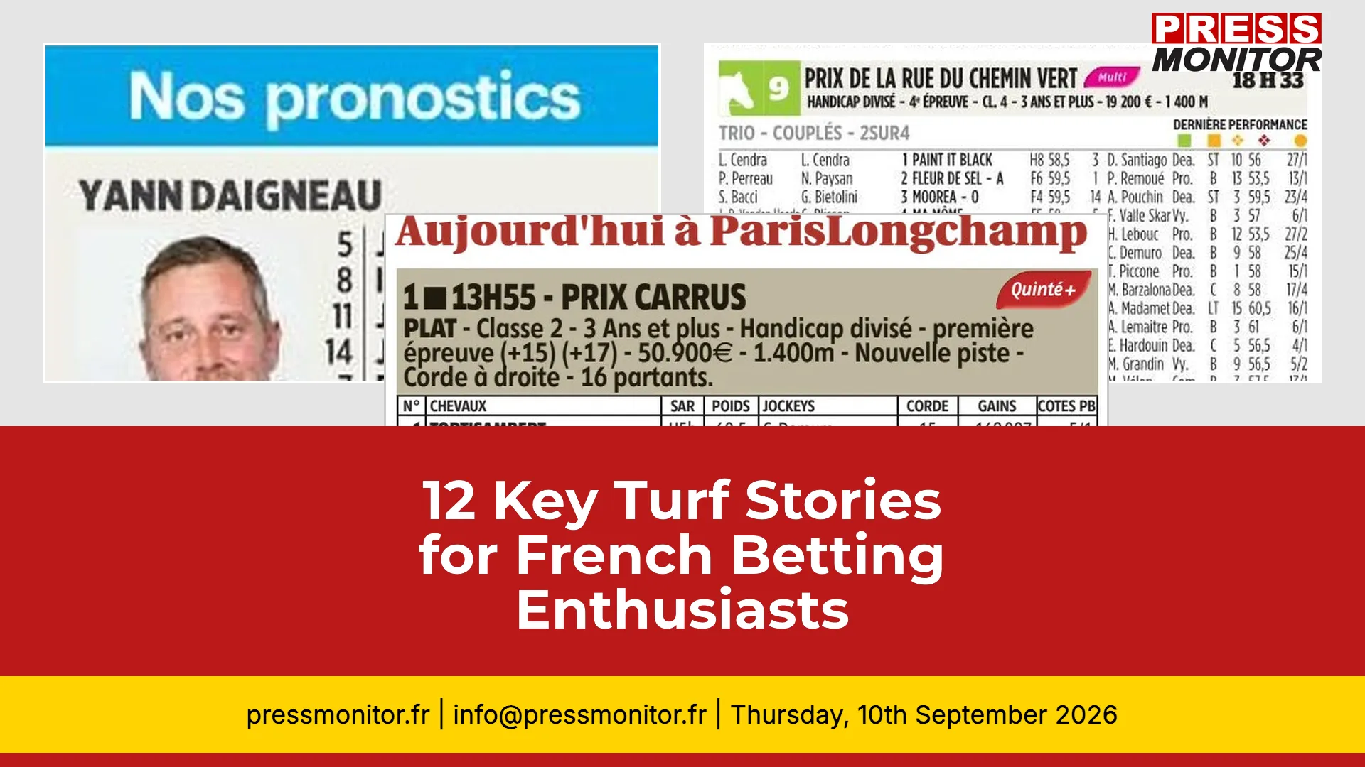 12 Key Turf Stories for French Betting Enthusiasts