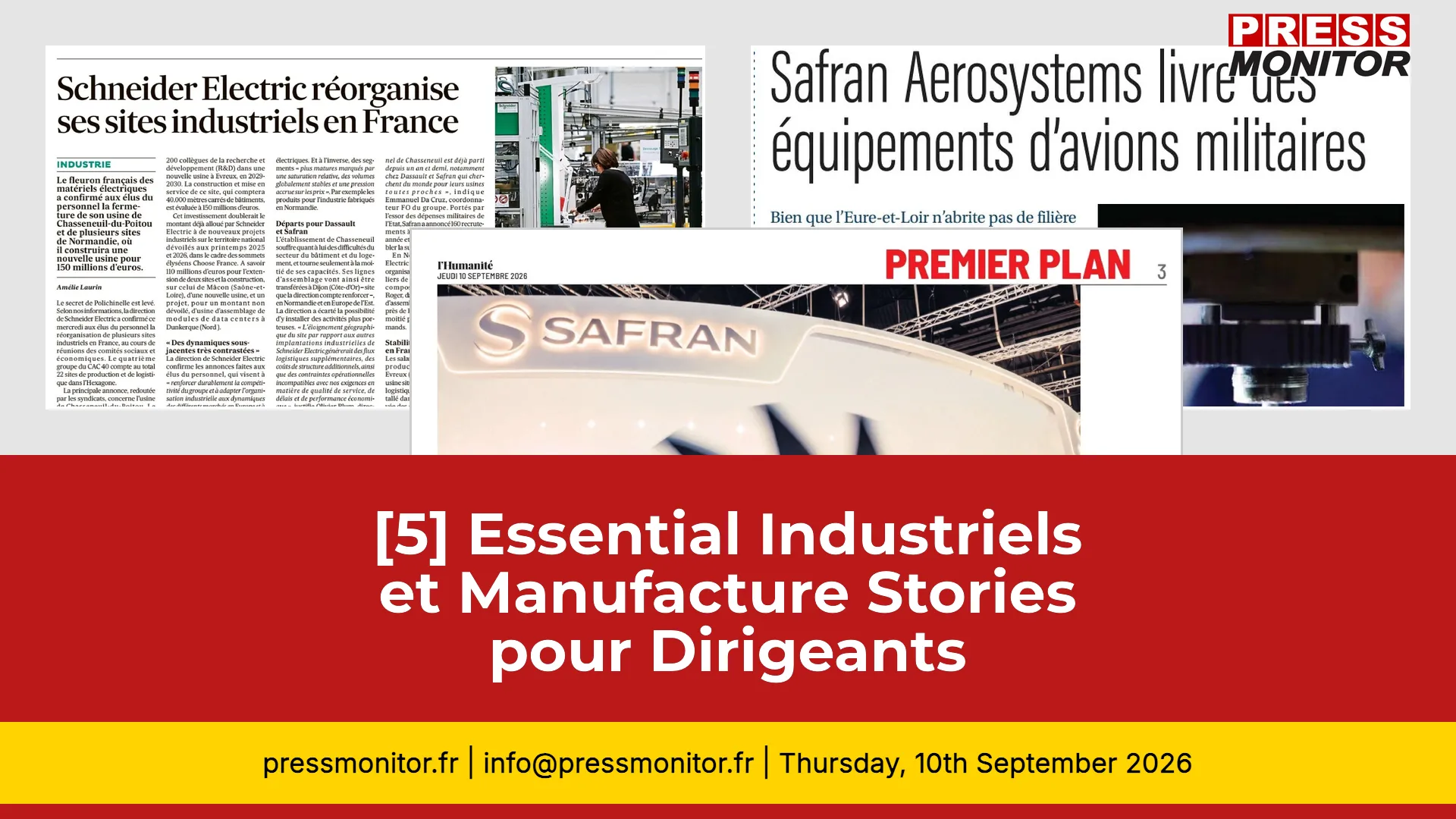 [5] Essential Industriels et Manufacture Stories for Dirigeants