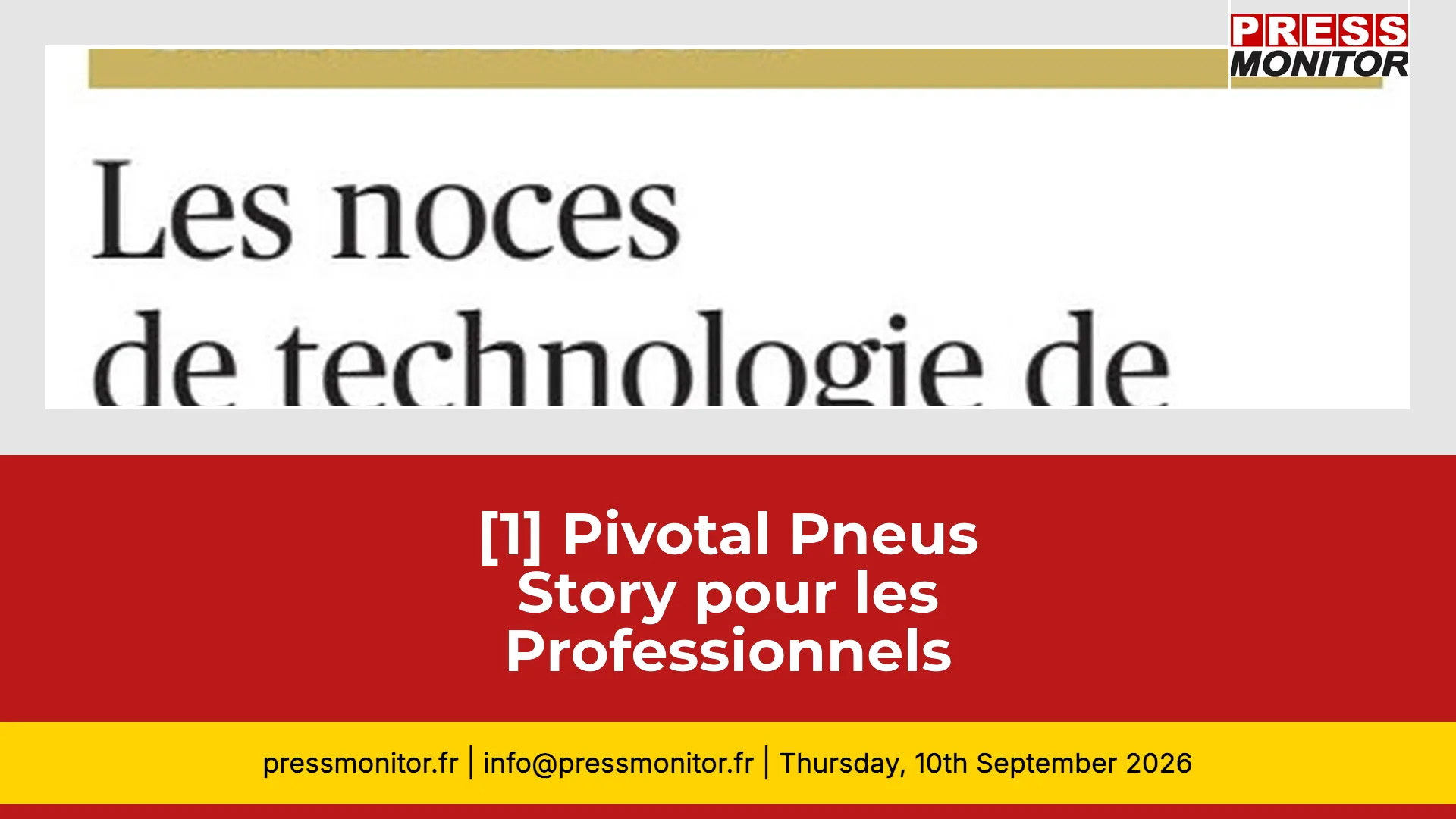 [1] Pivotal Pneus Story pour les Professionnels