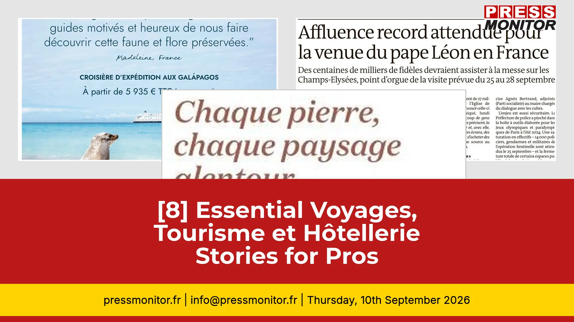 [8] Essential Voyages, Tourisme et Hôtellerie Stories for Professionnels