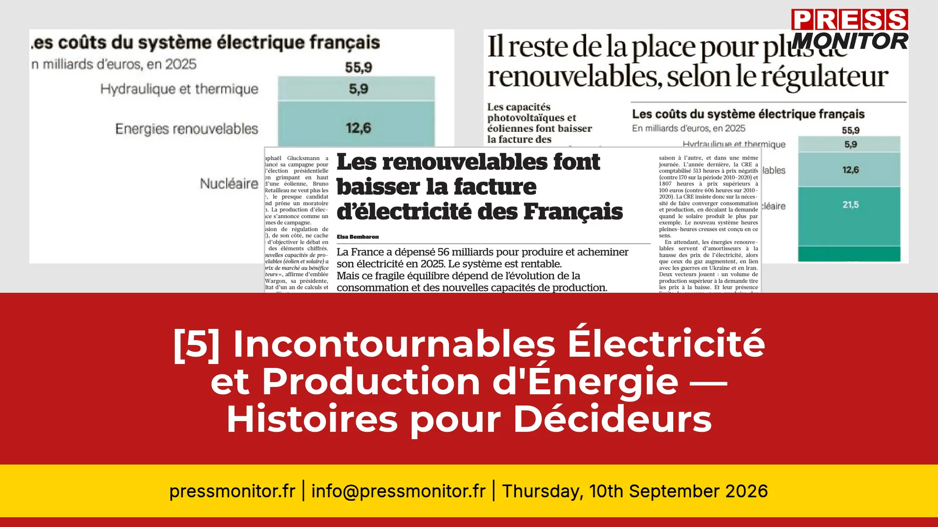 [5] Incontournables Électricité et Production d'Énergie — Histoires pour Décideurs
