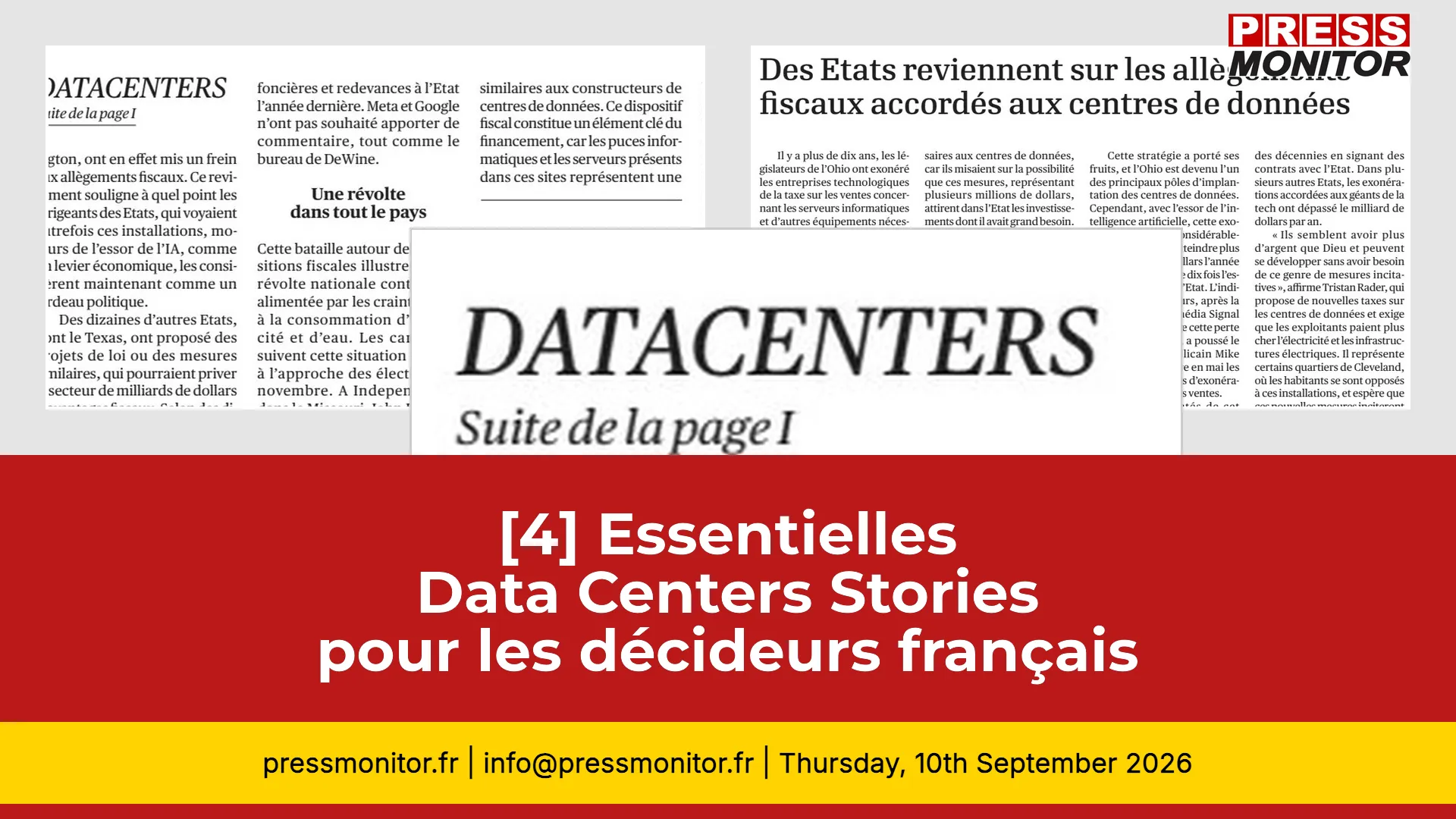 [4] Essentielles Data Centers Stories pour les décideurs français