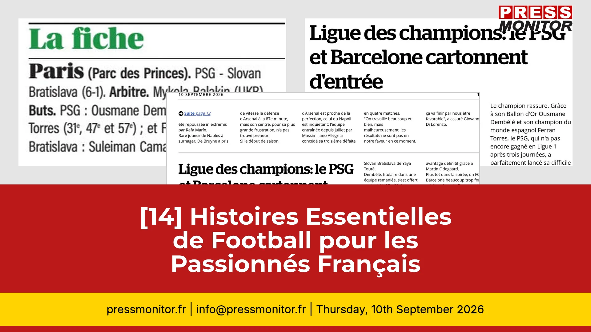 [14] Histoires Essentielles de Football pour les Passionnés Français