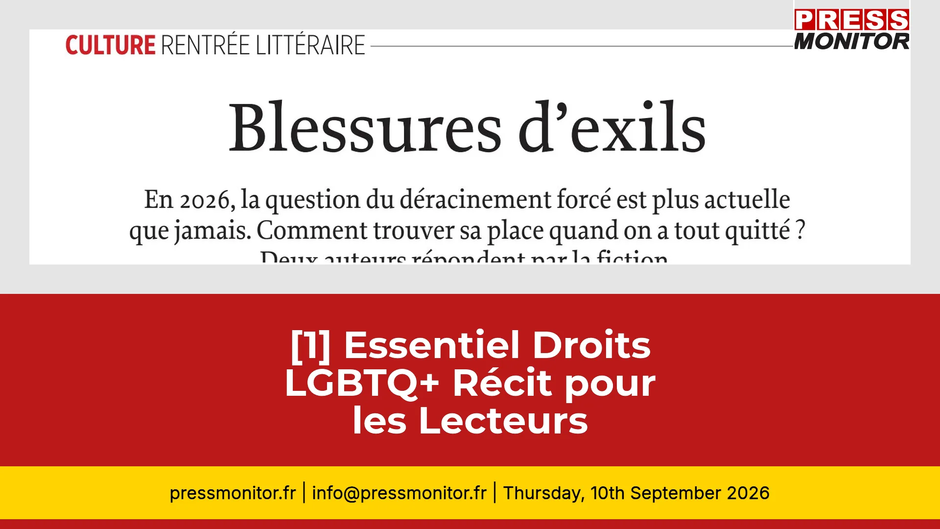 [1] Essentiel Droits LGBTQ+ Récit pour les Lecteurs