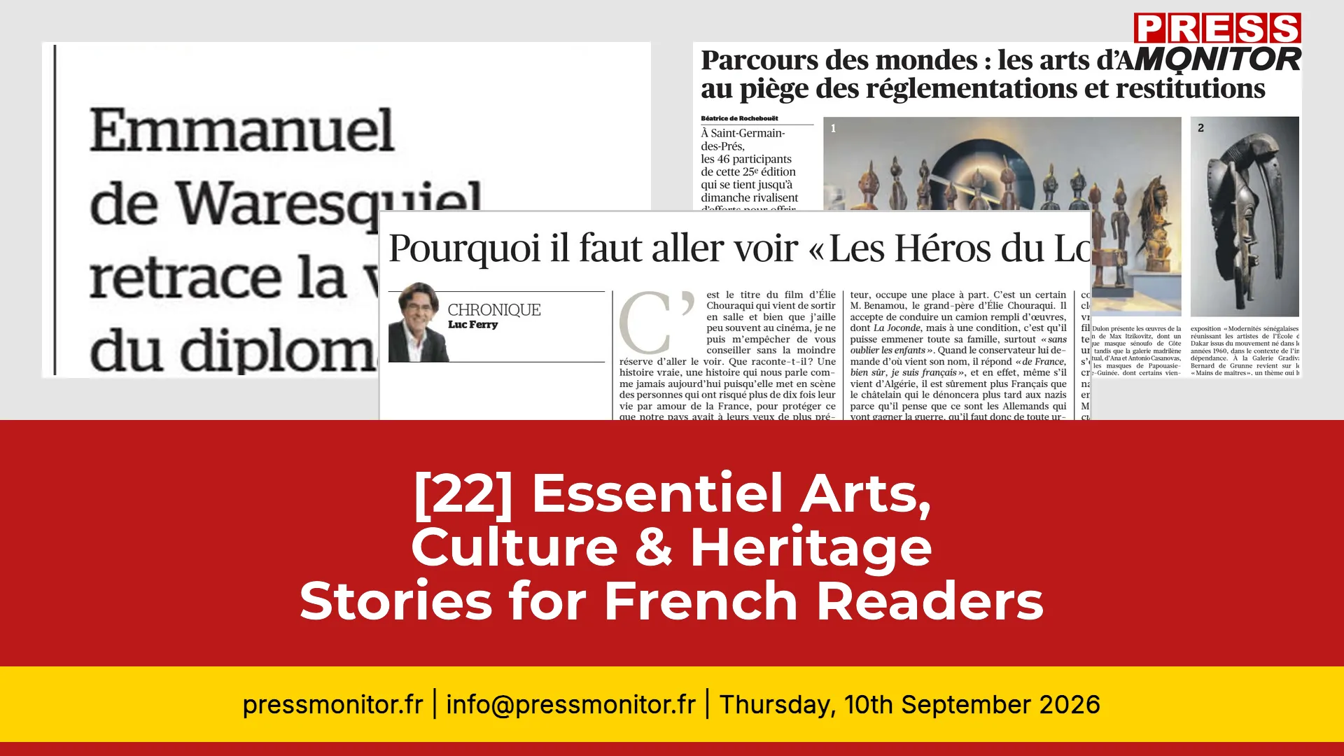 [22] Essentiel Arts, Culture & Heritage Stories for French Readers