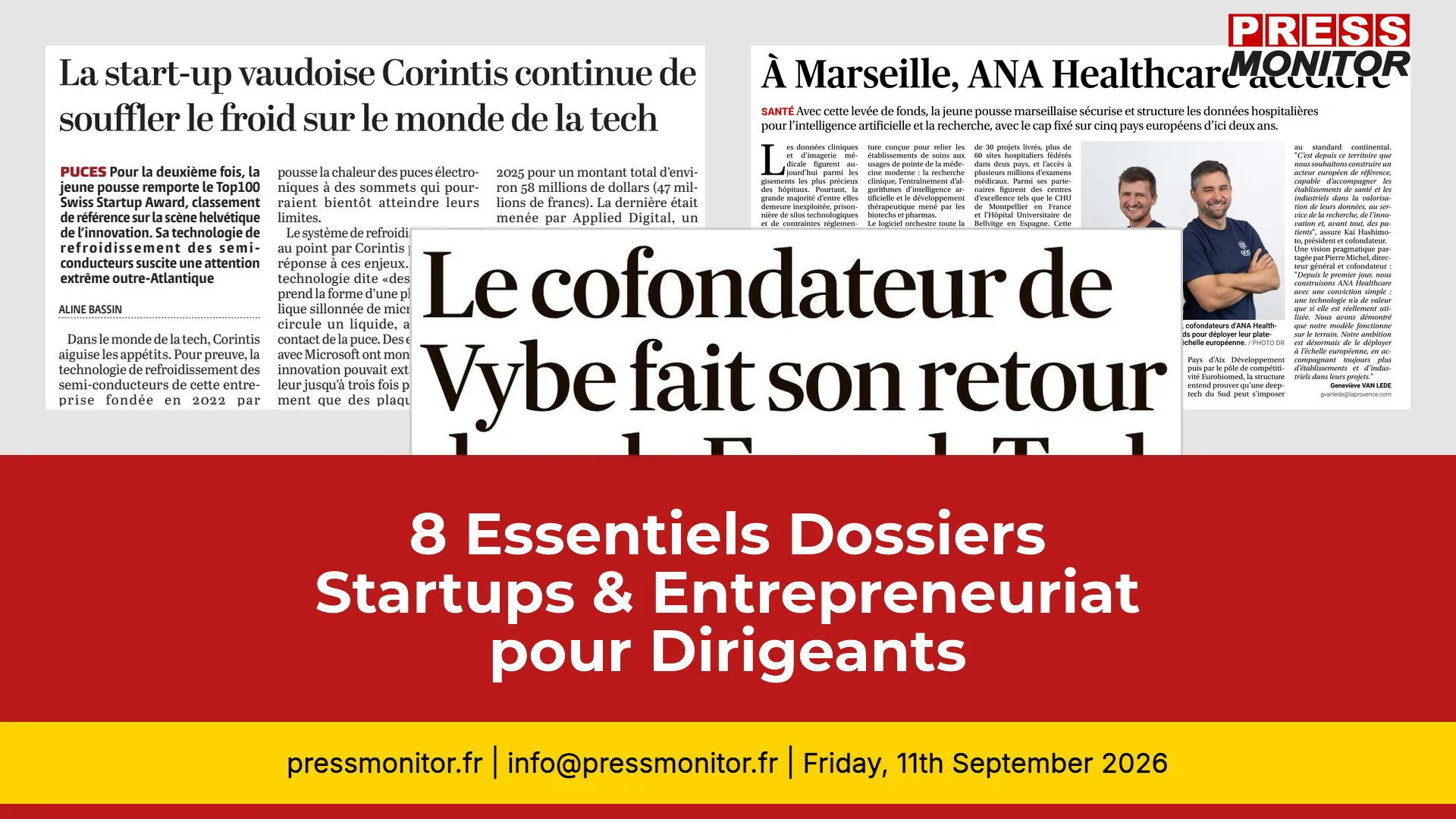 8 Essentiels Dossiers Startups & Entrepreneuriat pour Dirigeants
