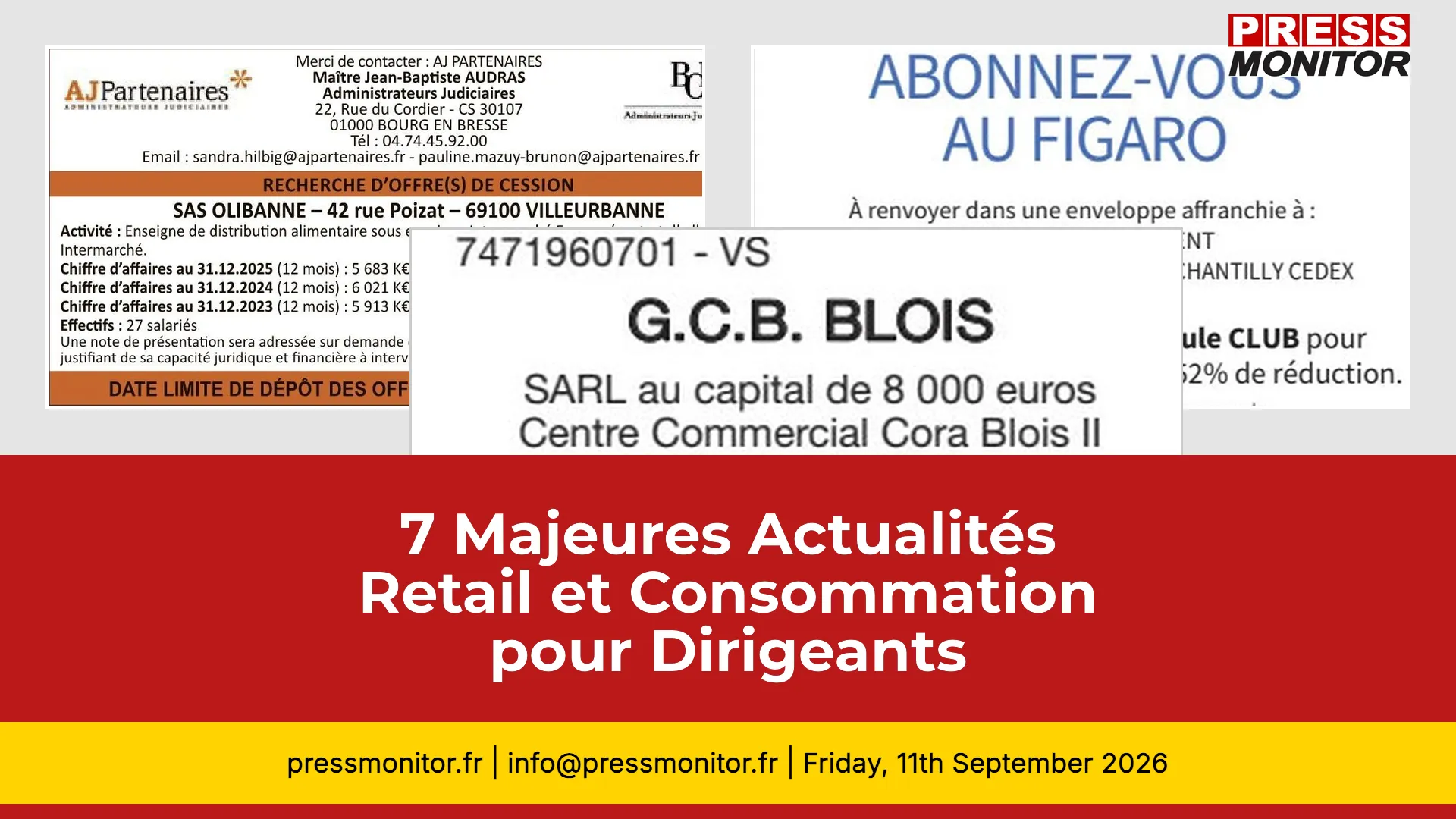 7 Majeures Actualités Retail et Consommation pour Dirigeants