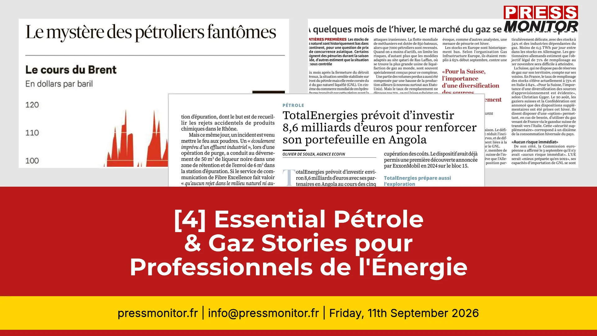 [4] Essential Pétrole & Gaz Stories pour Professionnels de l'Énergie