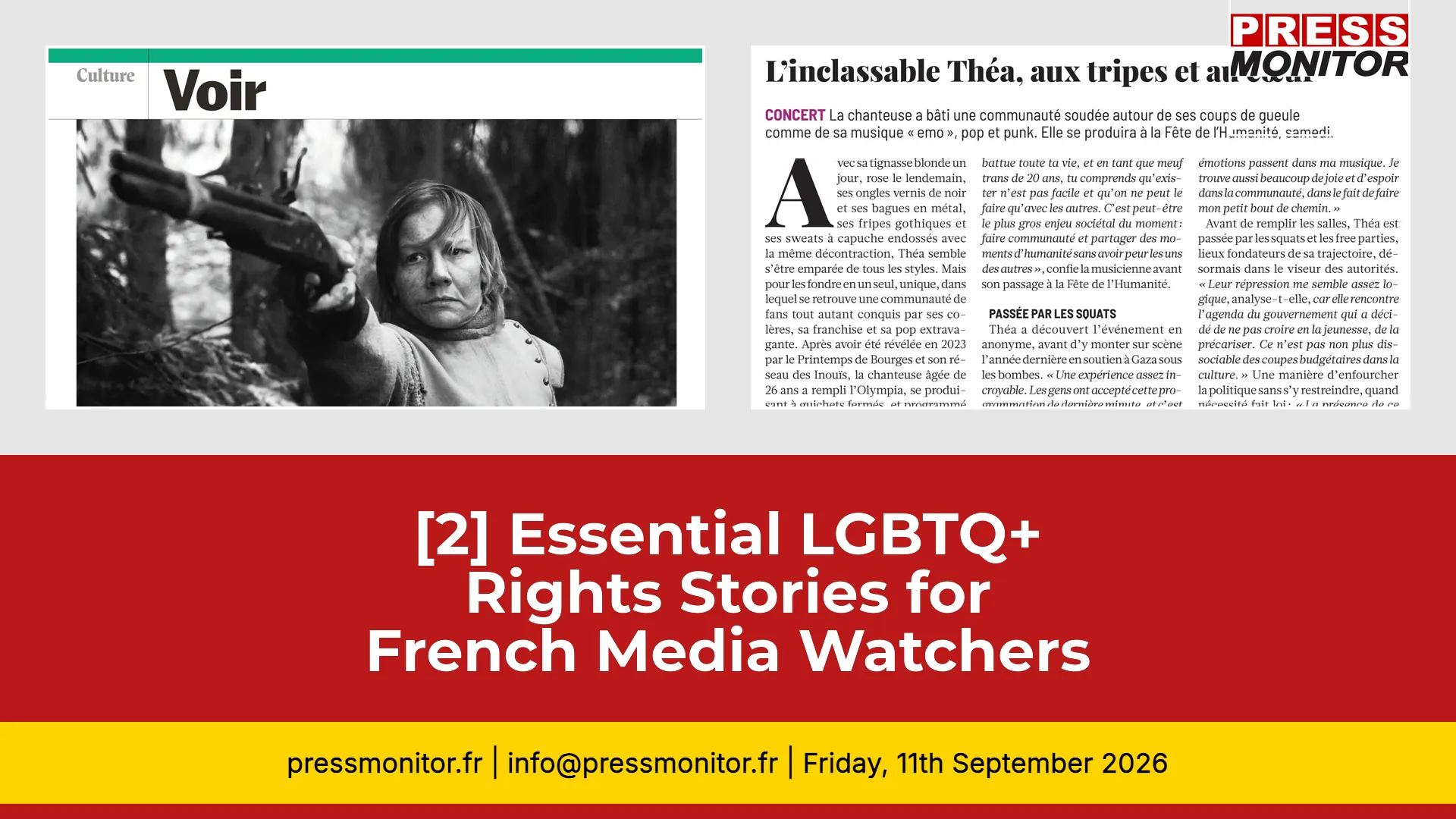 [2] Essential LGBTQ+ Rights Stories for French Media Watchers