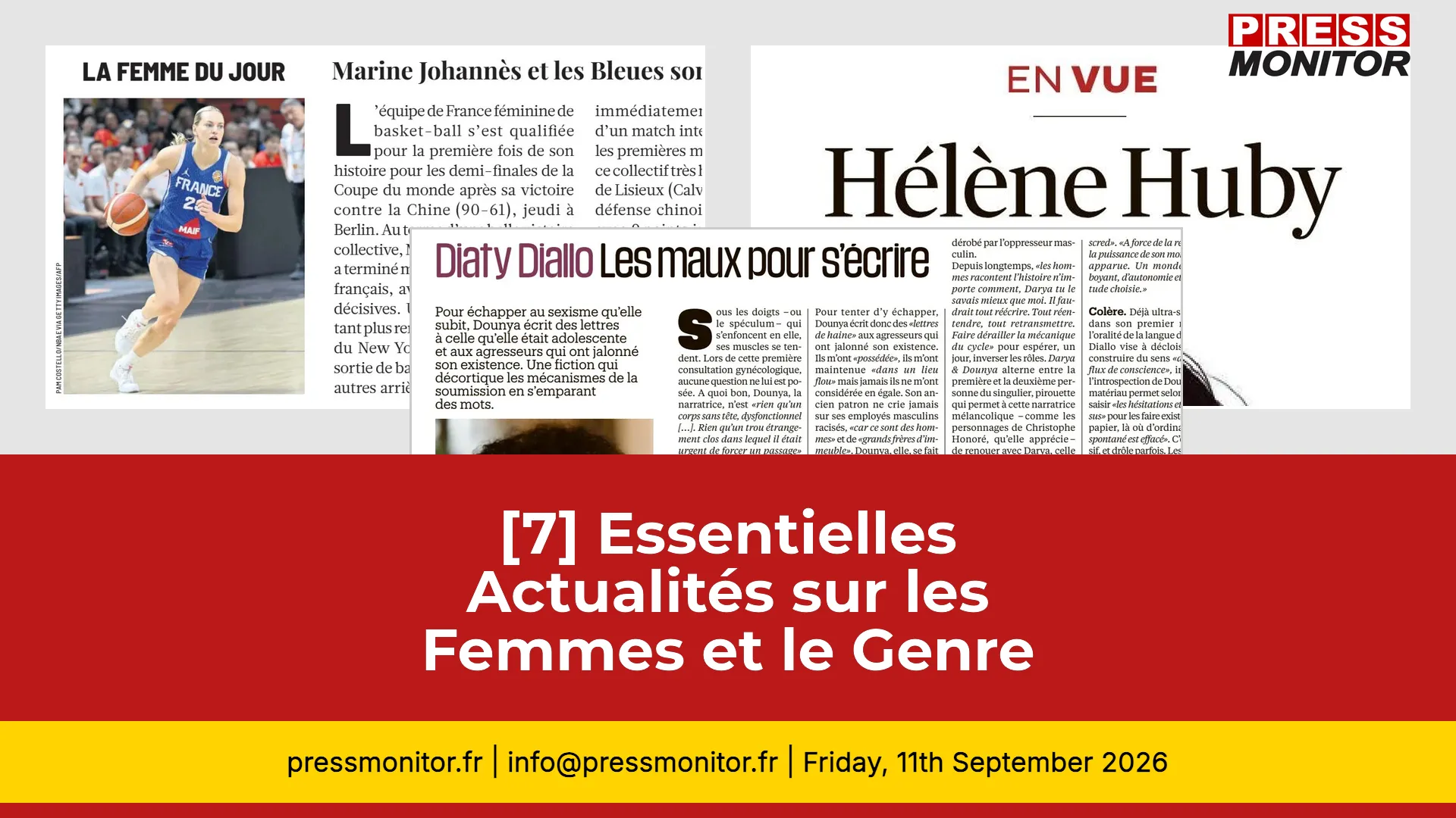 [7] Essentielles Actualités sur les Femmes et le Genre pour le Lecteur Français